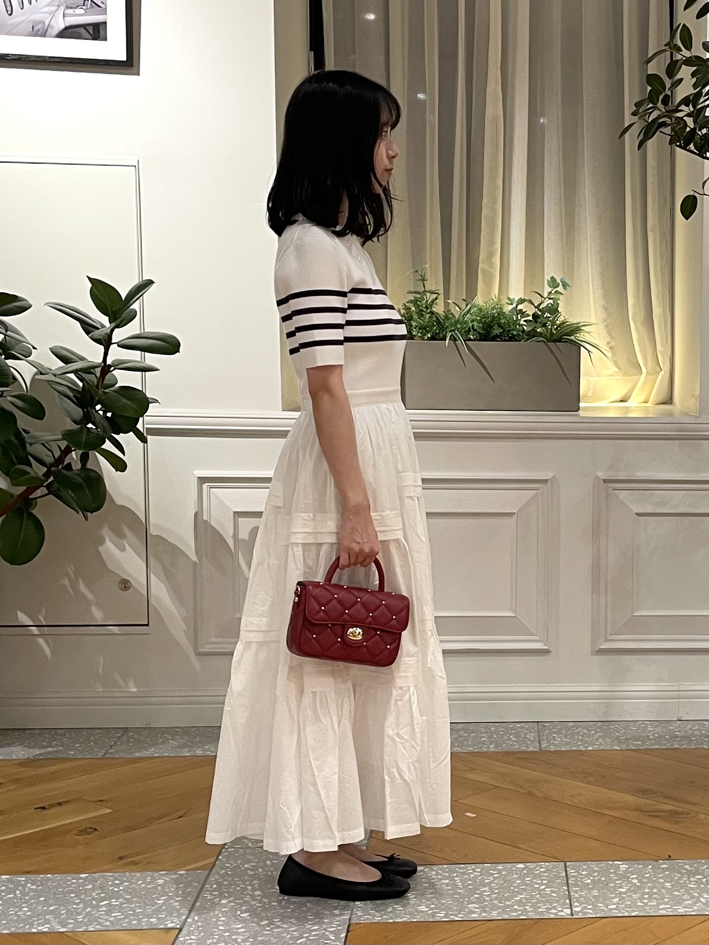 Lilyさんの「DRESSTERIOR｜ソフトレザーバレエシューズ」を使ったコーディネート