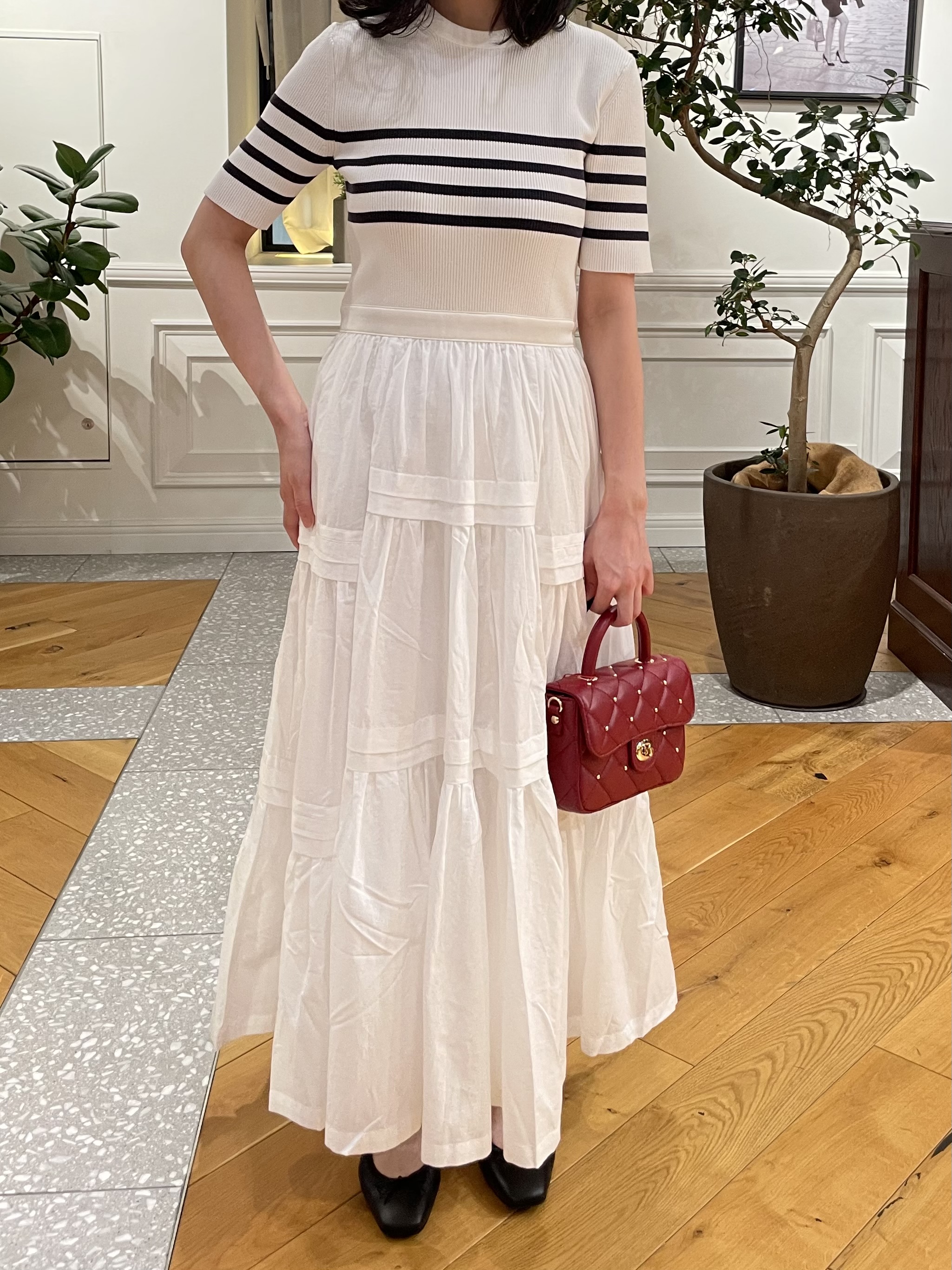 Lilyさんの「DRESSTERIOR｜ソフトレザーバレエシューズ」を使ったコーディネート