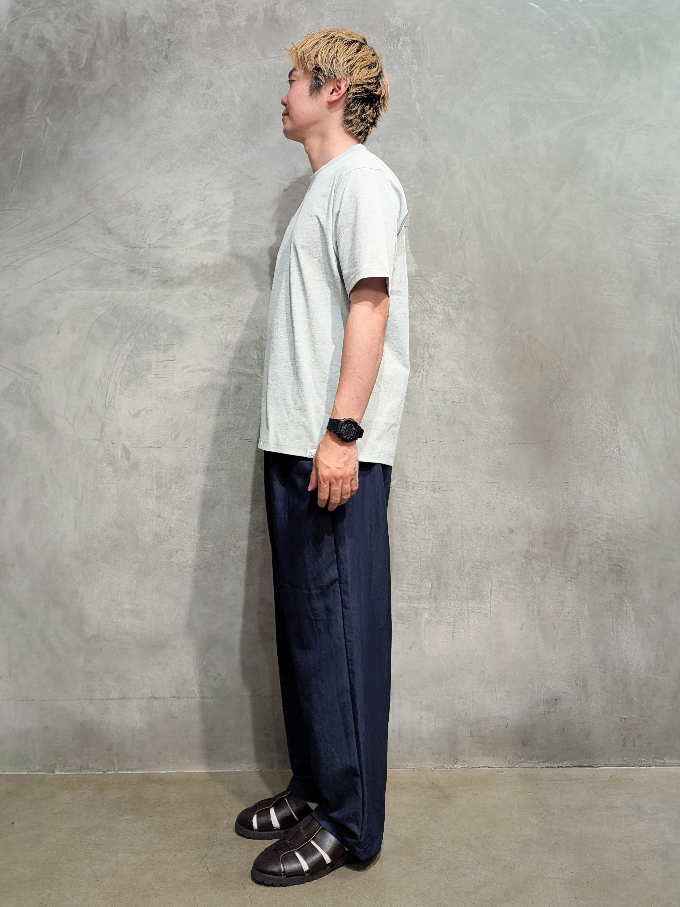 daiさんの「THE SHOP TK｜【新色追加＆再入荷!!】【接触冷感/吸水速乾/UVカット/透け防止/遮熱】BO-NO TEE/ボーノ」を使ったコーディネート