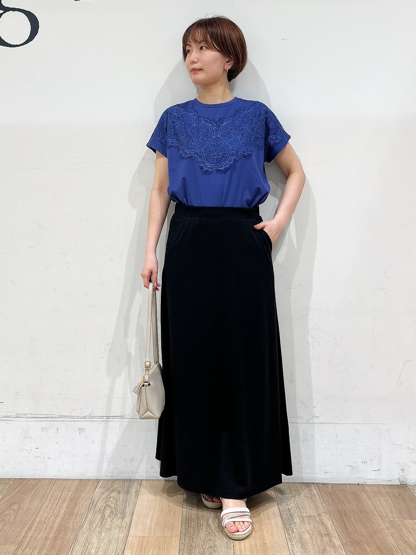 山さんさんの「grove｜【ひんやり・UV・洗濯機◎】上品コットン混カーディガン」を使ったコーディネート