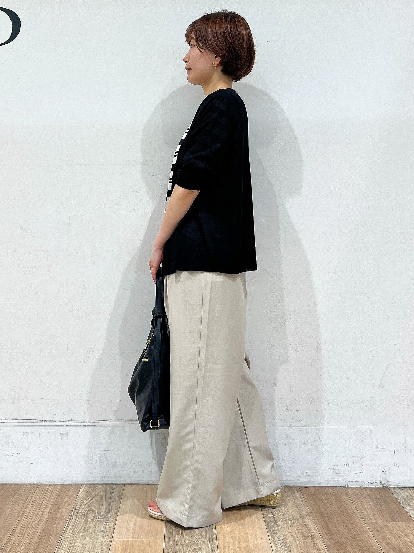 山さんさんの「grove｜高評価！【接触冷感／UVカットetc】ベーシックショートカーディガン」を使ったコーディネート