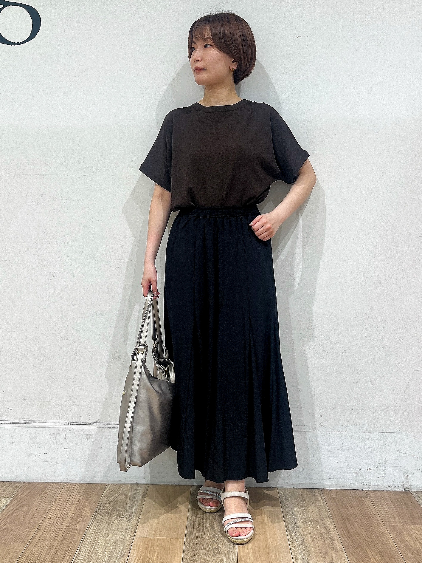 山さんさんの「grove｜高評価！【接触冷感／UVカットetc】ベーシックショートカーディガン」を使ったコーディネート