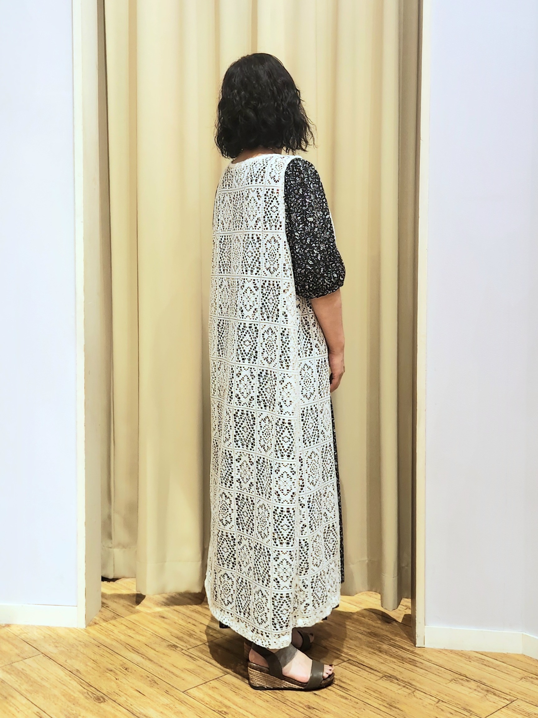 くまさんの「SHOO･LA･RUE｜花柄ティアードワンピース」を使ったコーディネート