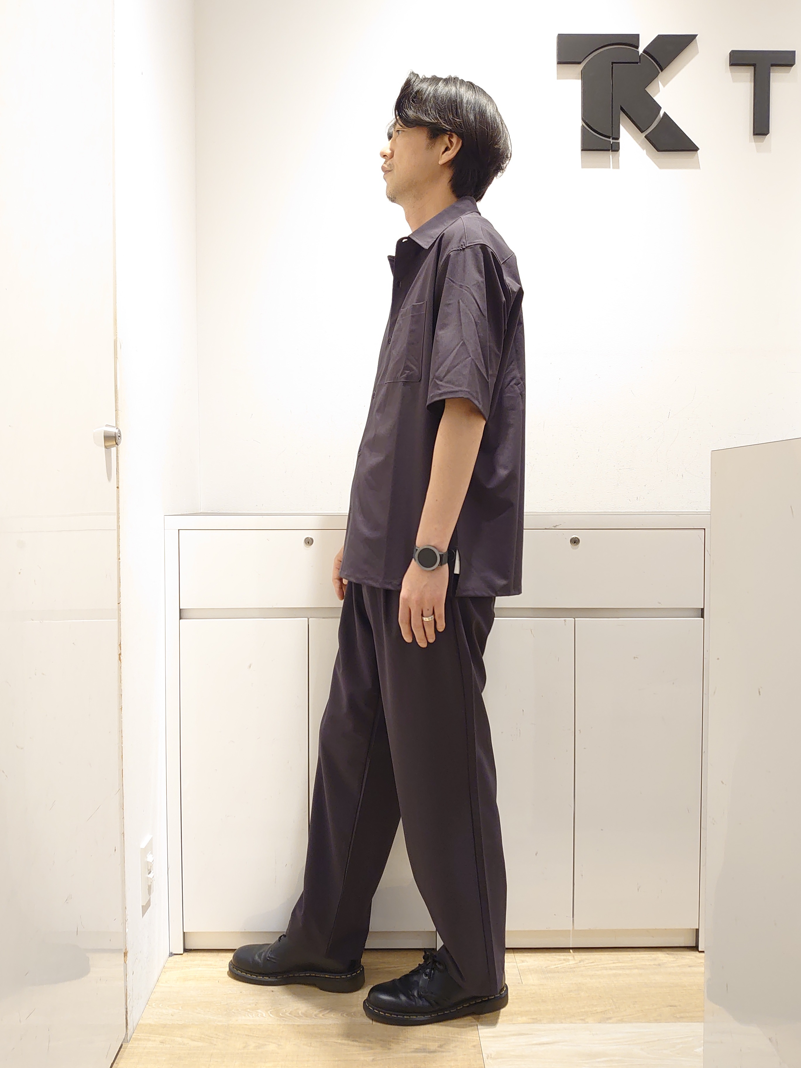 Fさんの「THE SHOP TK｜クールウェザー 半袖シャツ 接触冷感／洗濯機OK／セットアップ可」を使ったコーディネート