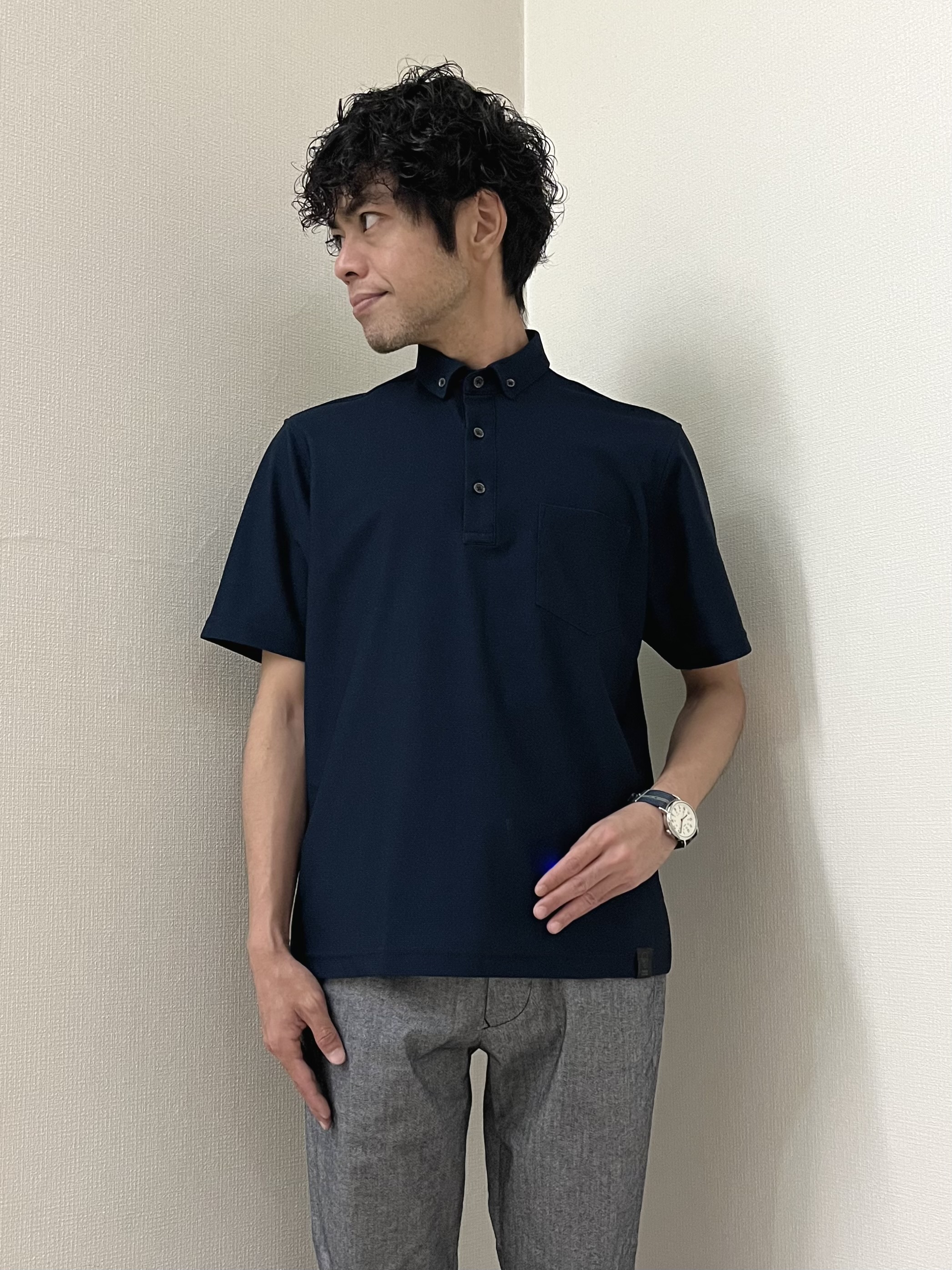 URAさんの「TAKEO KIKUCHI｜【Begin5月号掲載/通気性】トリコットサッカー ジャケット」を使ったコーディネート