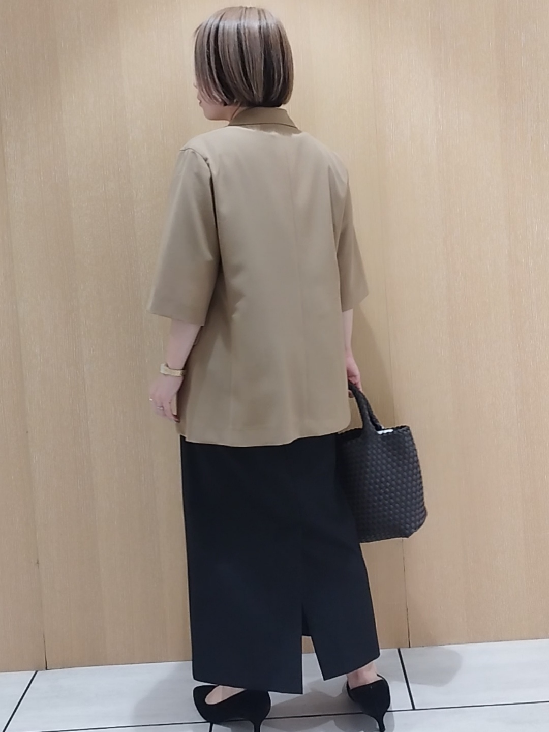s u g iさんの「UNTITLED｜【セットアップ可/UVカット/通気性】エアリークール半袖ジャケット」を使ったコーディネート