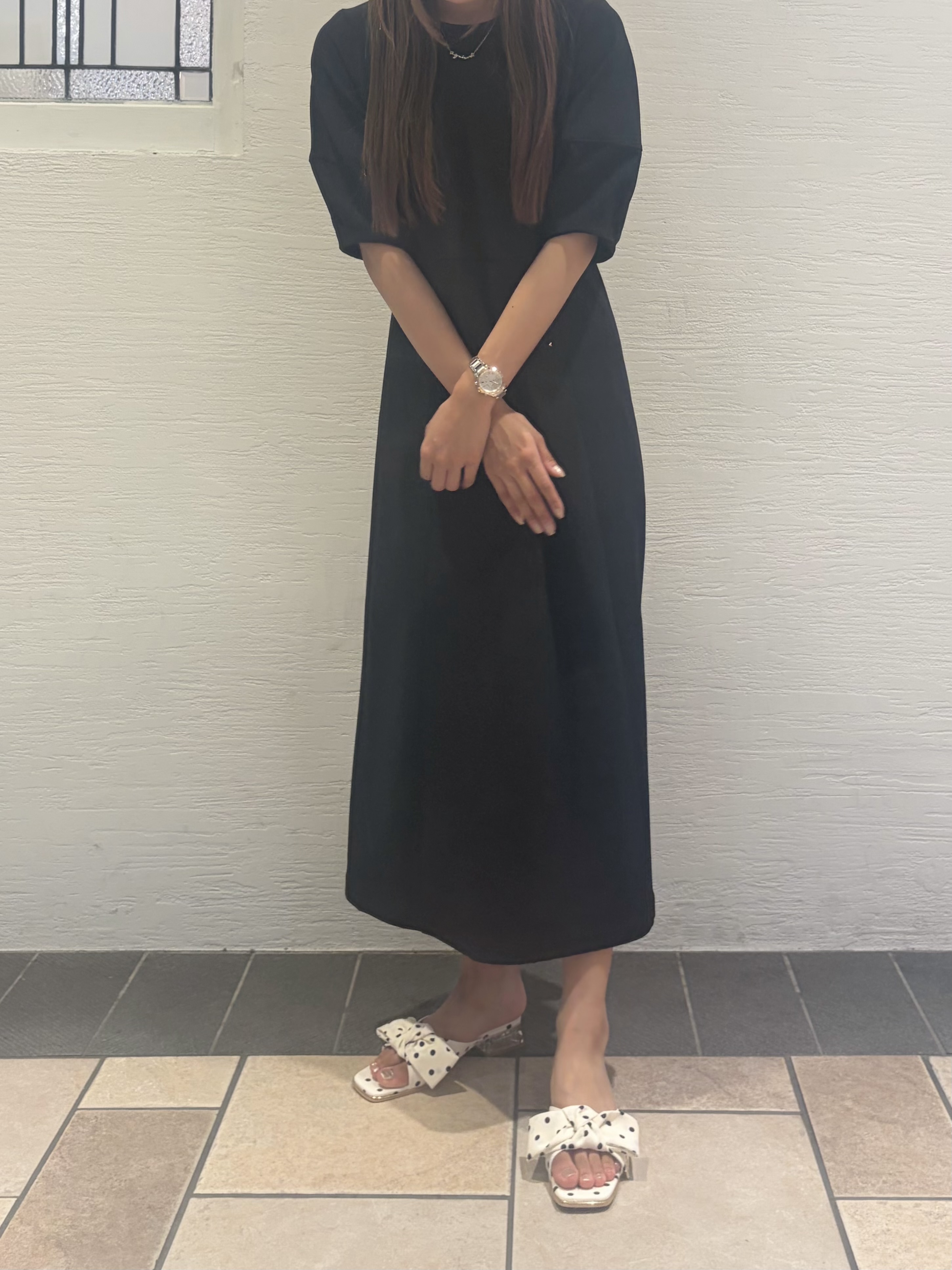 suzuhaさんの「ESPERANZA｜リボンクリアヒールサンダル」を使ったコーディネート