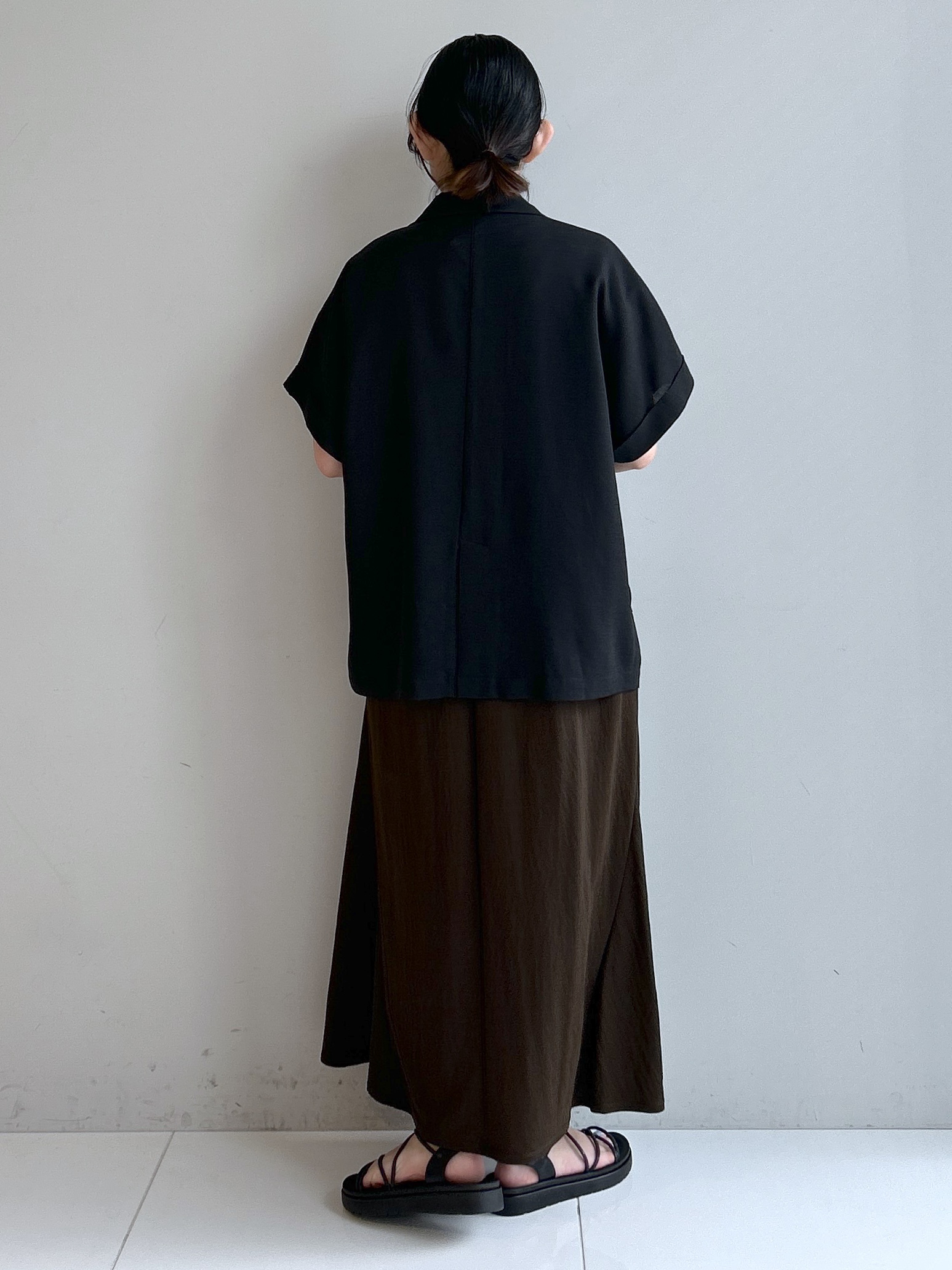 Hirokaさんの「grove｜【低身長さんも選べる着丈】モクロディフレンチワンピース」を使ったコーディネート