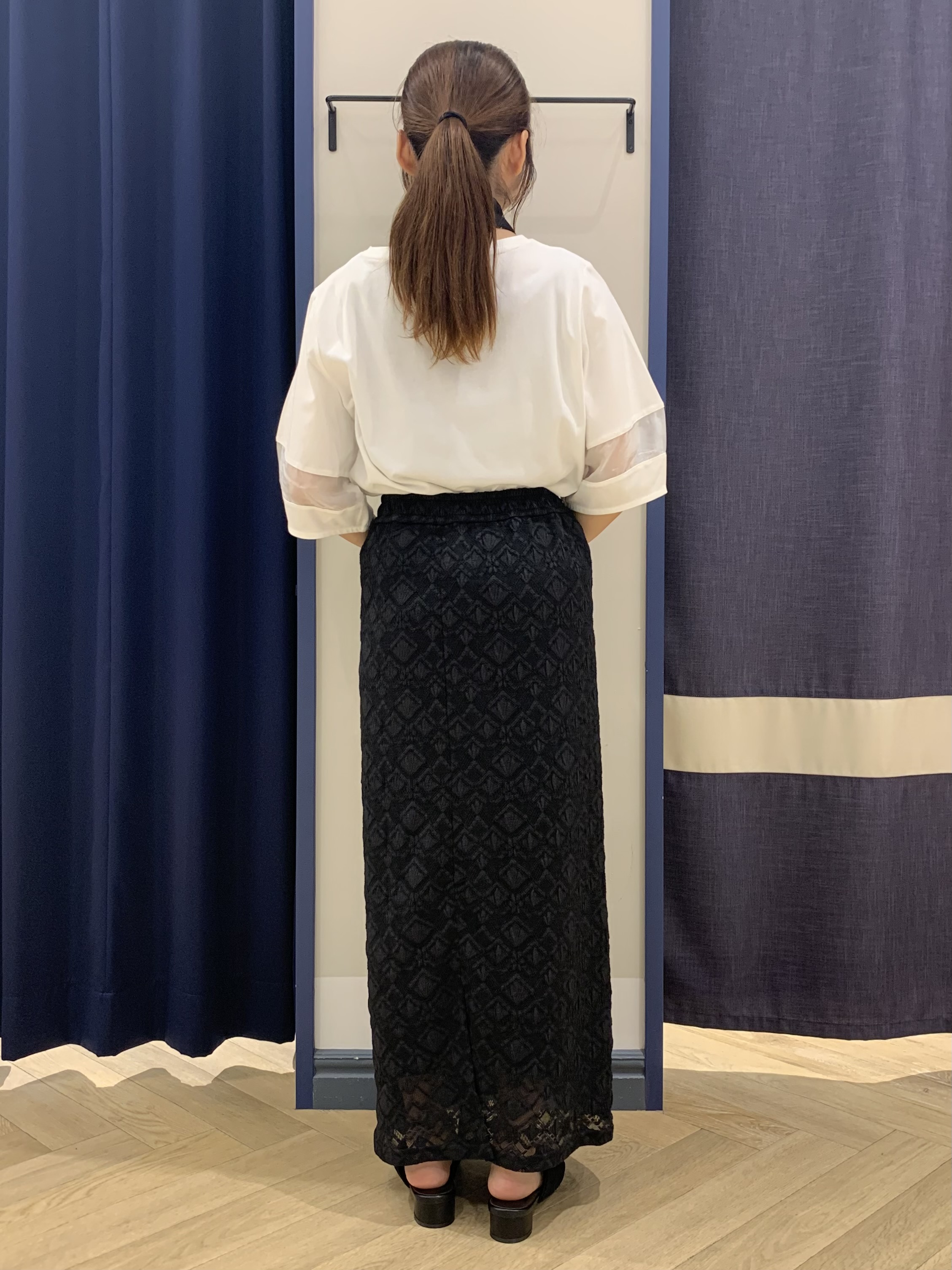 mokaさんの「grove｜【吸水速乾・UVカット・接触冷感】シアードッキングランタンスリーブTシャツ」を使ったコーディネート