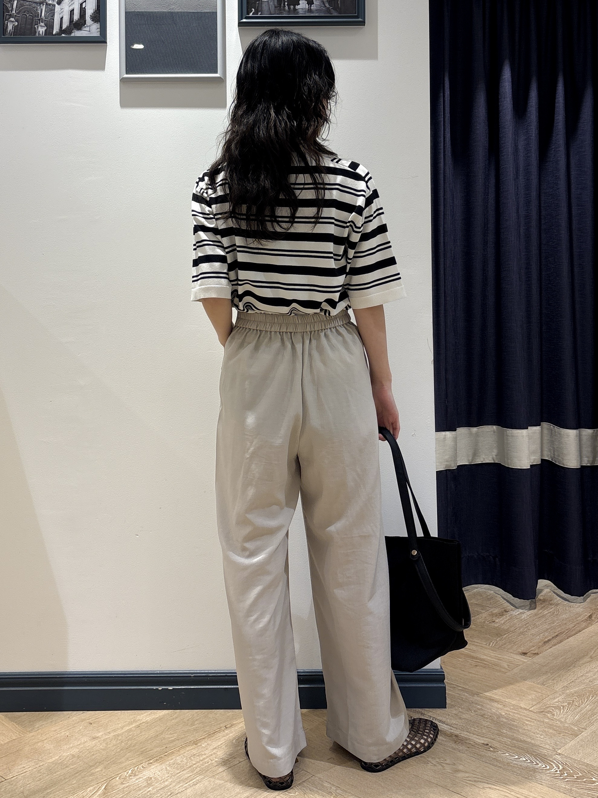 ayakaさんの「grove｜【ひんやり・UVカット・洗濯機◎】Tシャツ感覚で着られるコットン混ニット」を使ったコーディネート