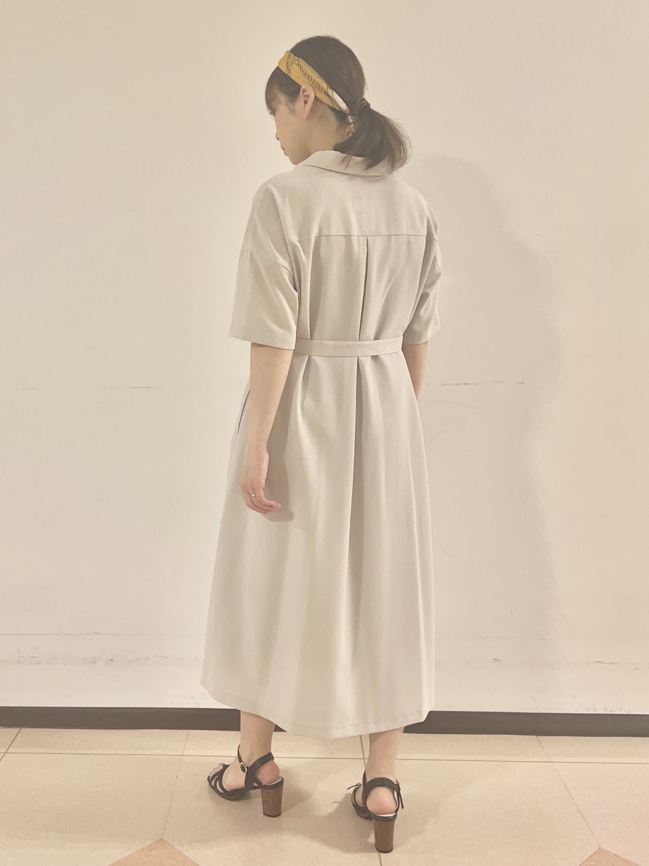 りおさんの「UNTITLED｜【UVカット/接触冷感/通気性】エアリークールワンピース」を使ったコーディネート