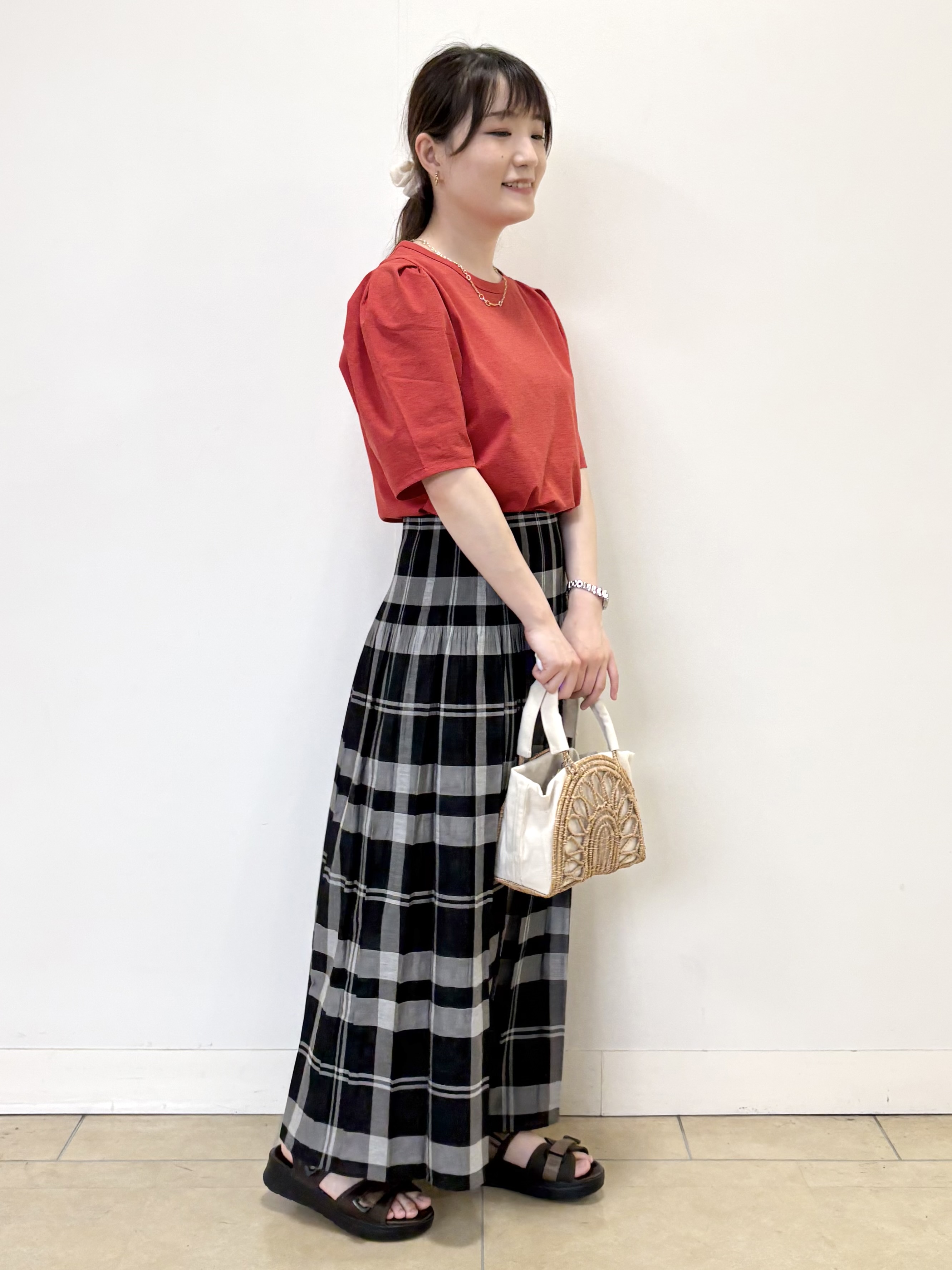 mikiさんの「Reflect｜【UVカット／接触冷感／吸水速乾】デザインスリーブプルオーバー」を使ったコーディネート