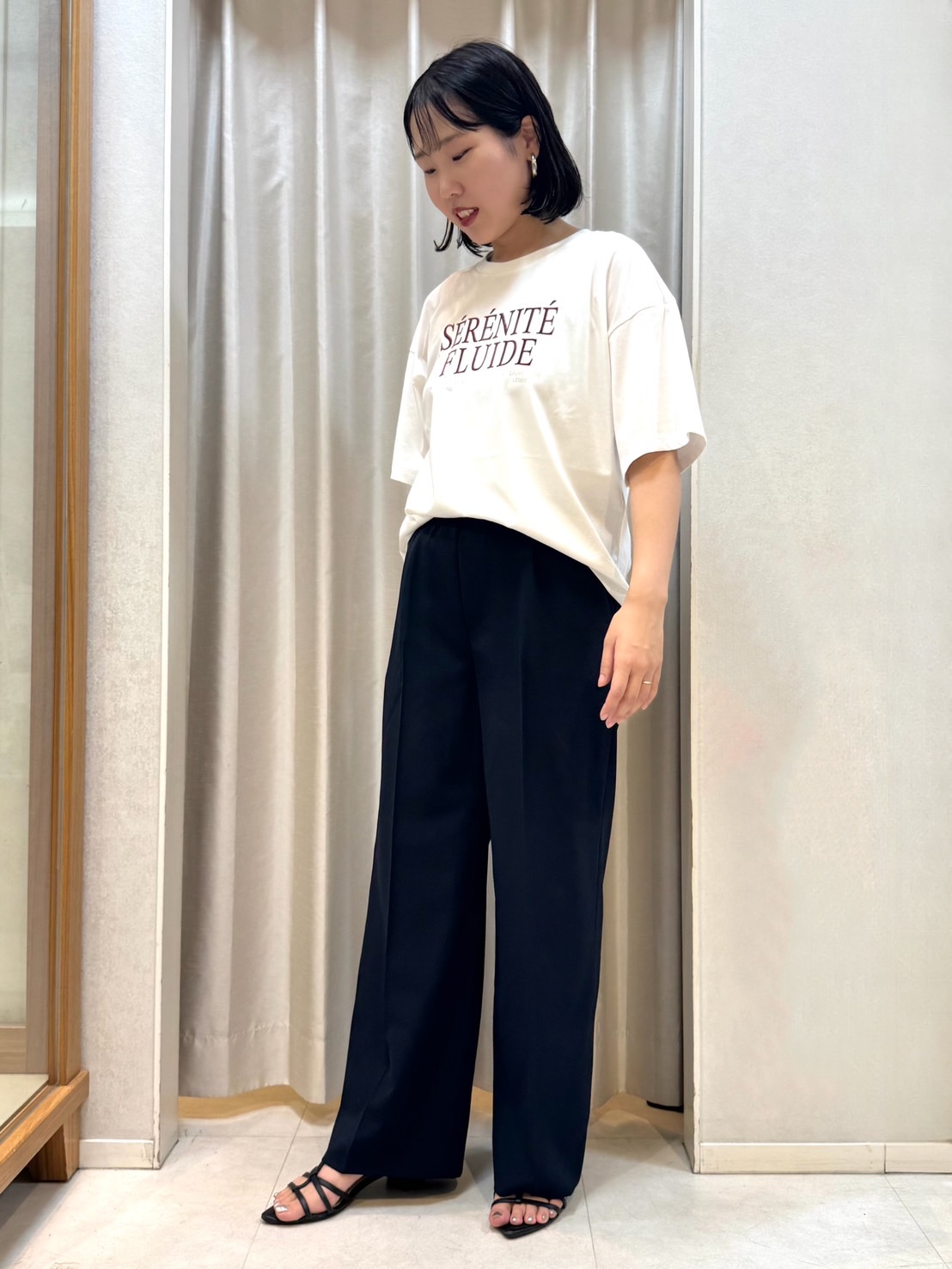 しばたさんの「UNTITLED｜【セットアップ可/UVカット/通気性】エアリークール半袖ジャケット」を使ったコーディネート
