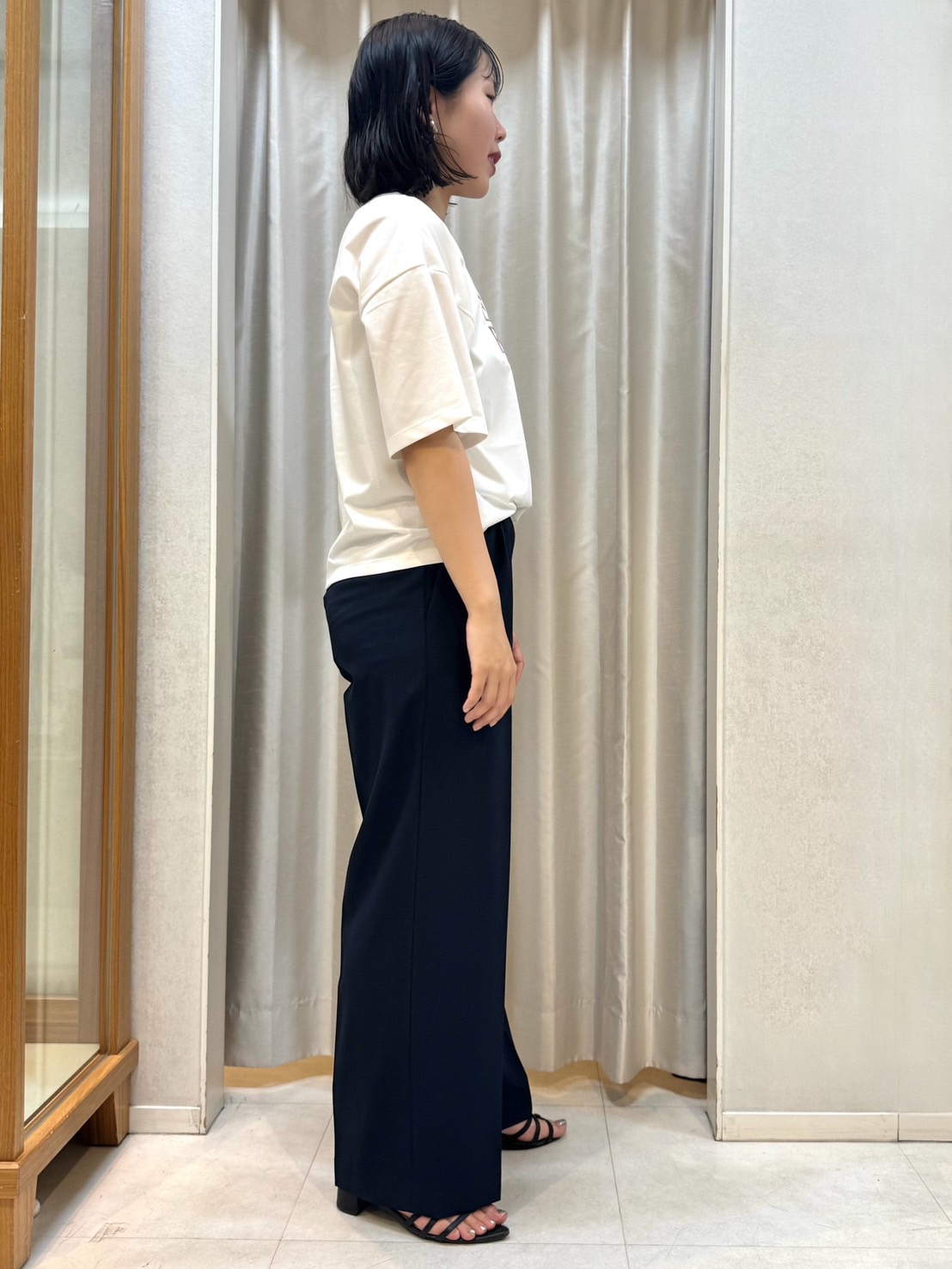 しばたさんの「UNTITLED｜【セットアップ可/UVカット/通気性】エアリークール半袖ジャケット」を使ったコーディネート