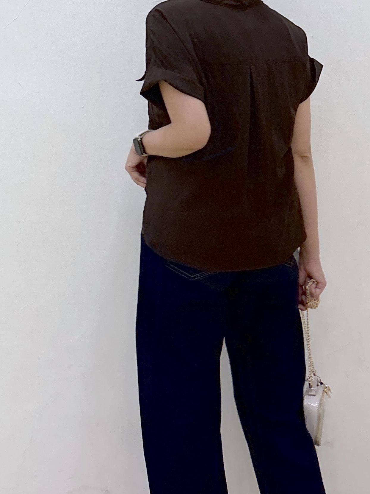 akariさんの「index｜【接触冷感】ダブルポケットスキッパーブラウス《吸水速乾／防シワ／洗濯機OK／S～3L／7col》」を使ったコーディネート