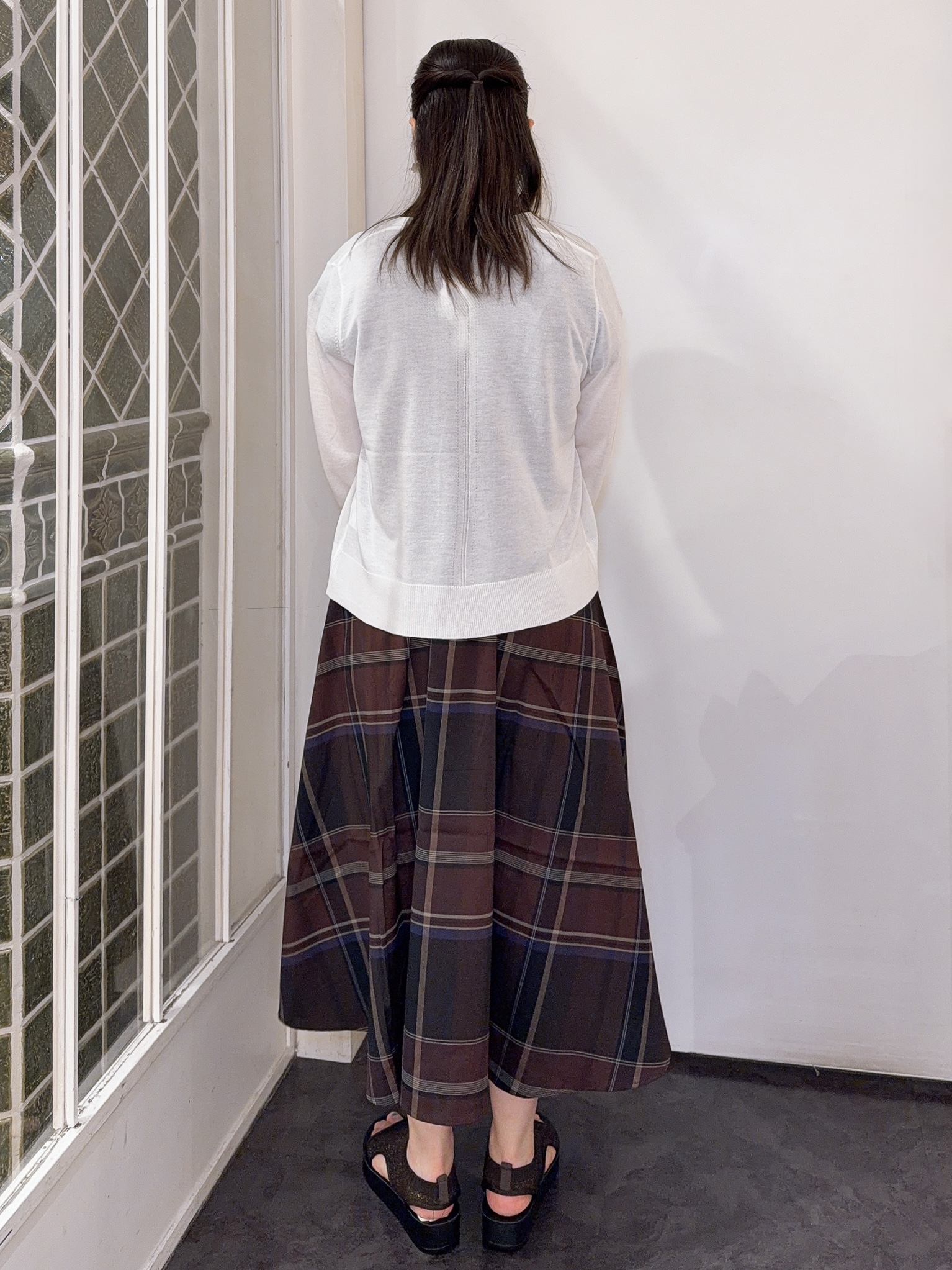みーさんの「grove｜高評価！【接触冷感／UVカットetc】ベーシックショートカーディガン」を使ったコーディネート