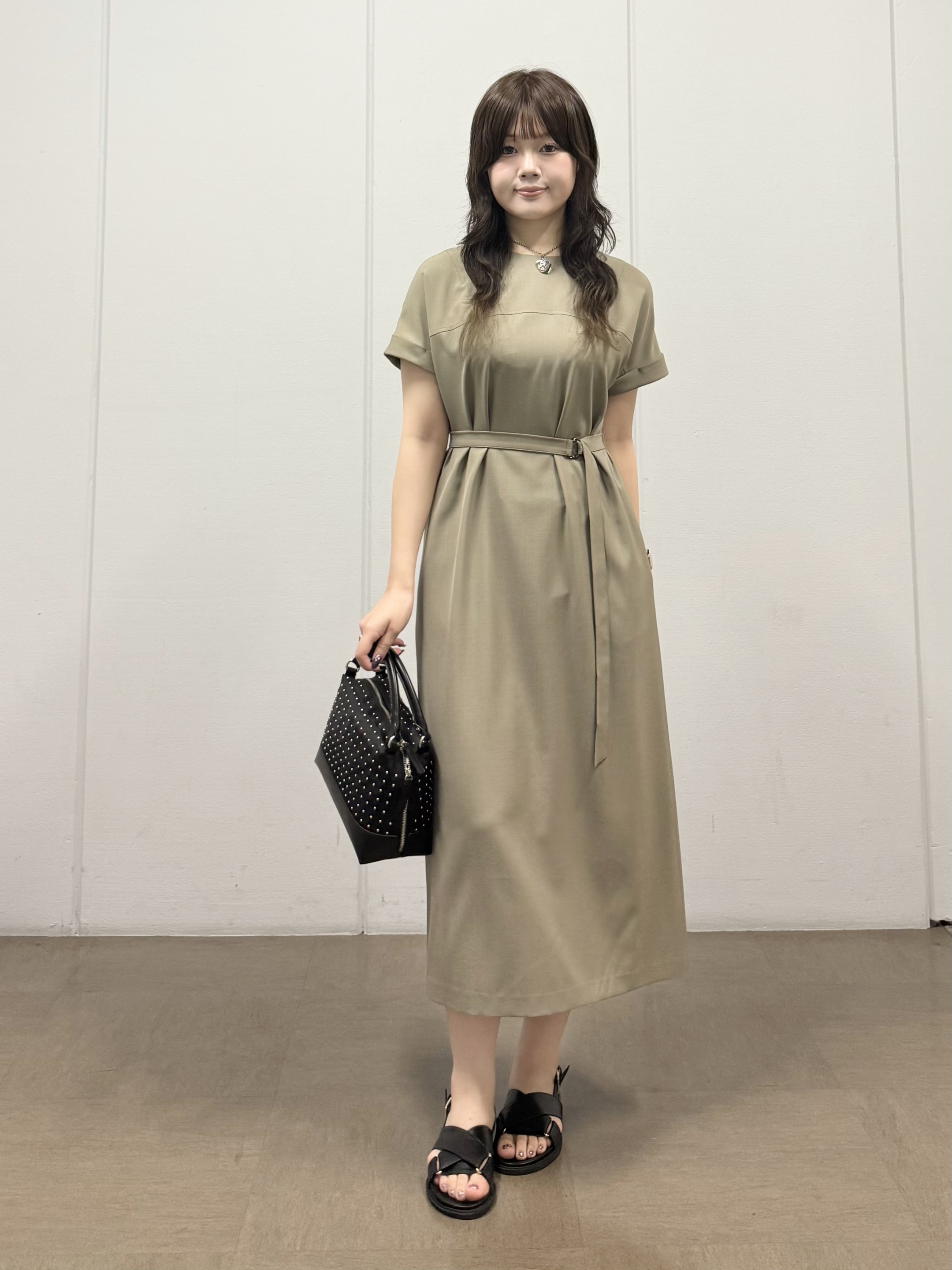 mizukiさんの「INDIVI｜【洗える／メッシュ素材／SETUP可能】半袖シアージャケット」を使ったコーディネート