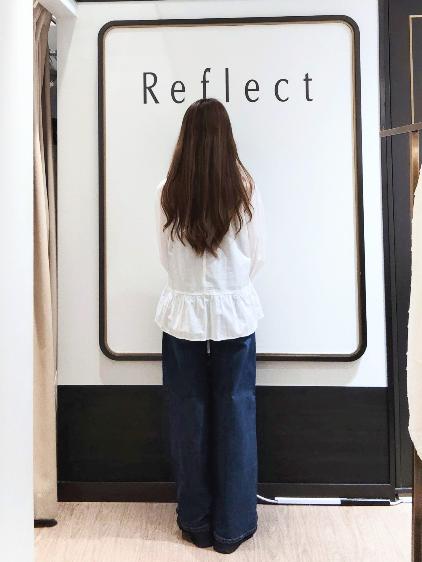 Chiiさんの「Reflect｜【手洗い可】ワイドシルエットデニム」を使ったコーディネート