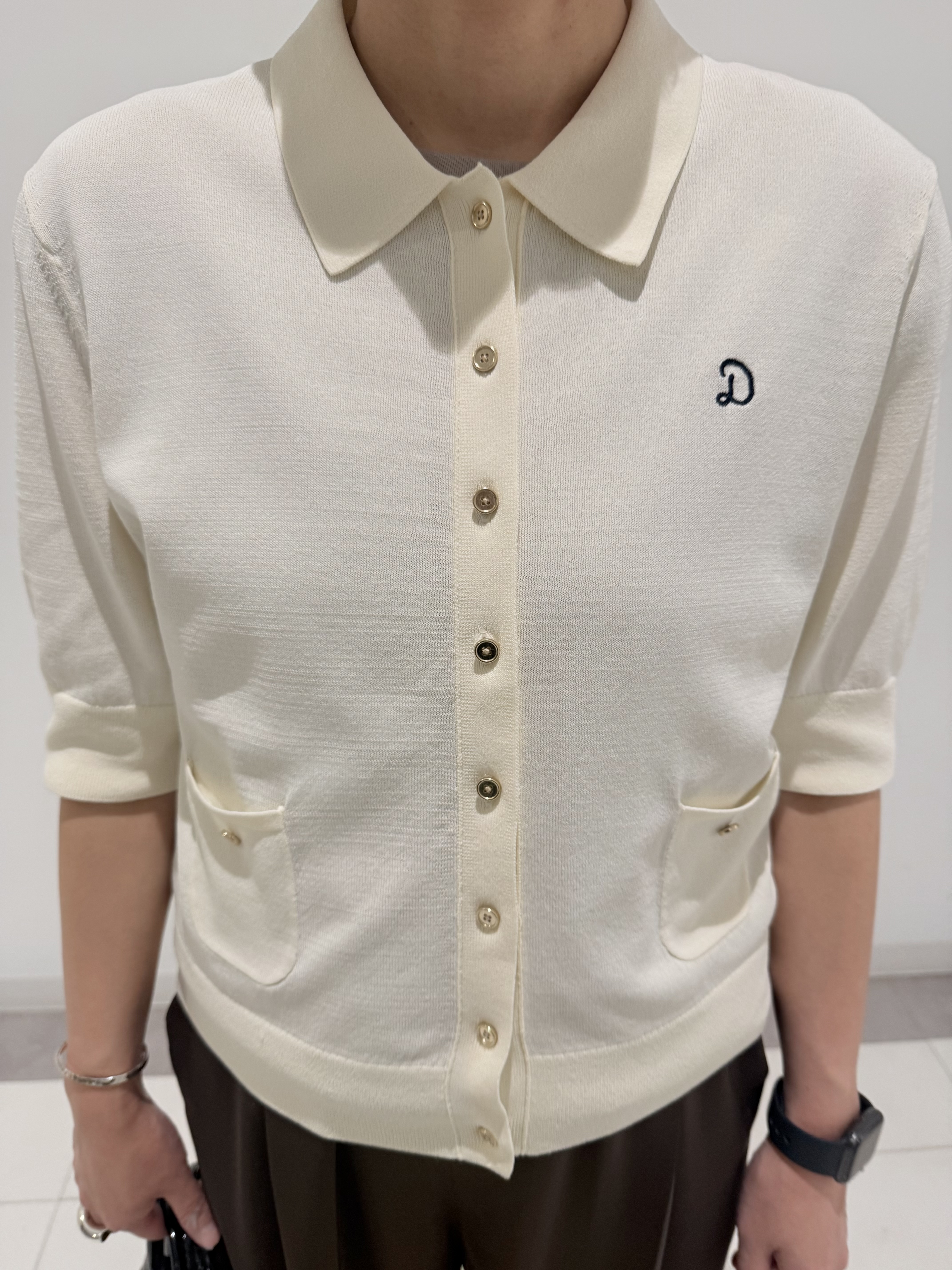 MIYAKAWAさんの「DRESSTERIOR｜UV接触冷感シアーカーディガン」を使ったコーディネート