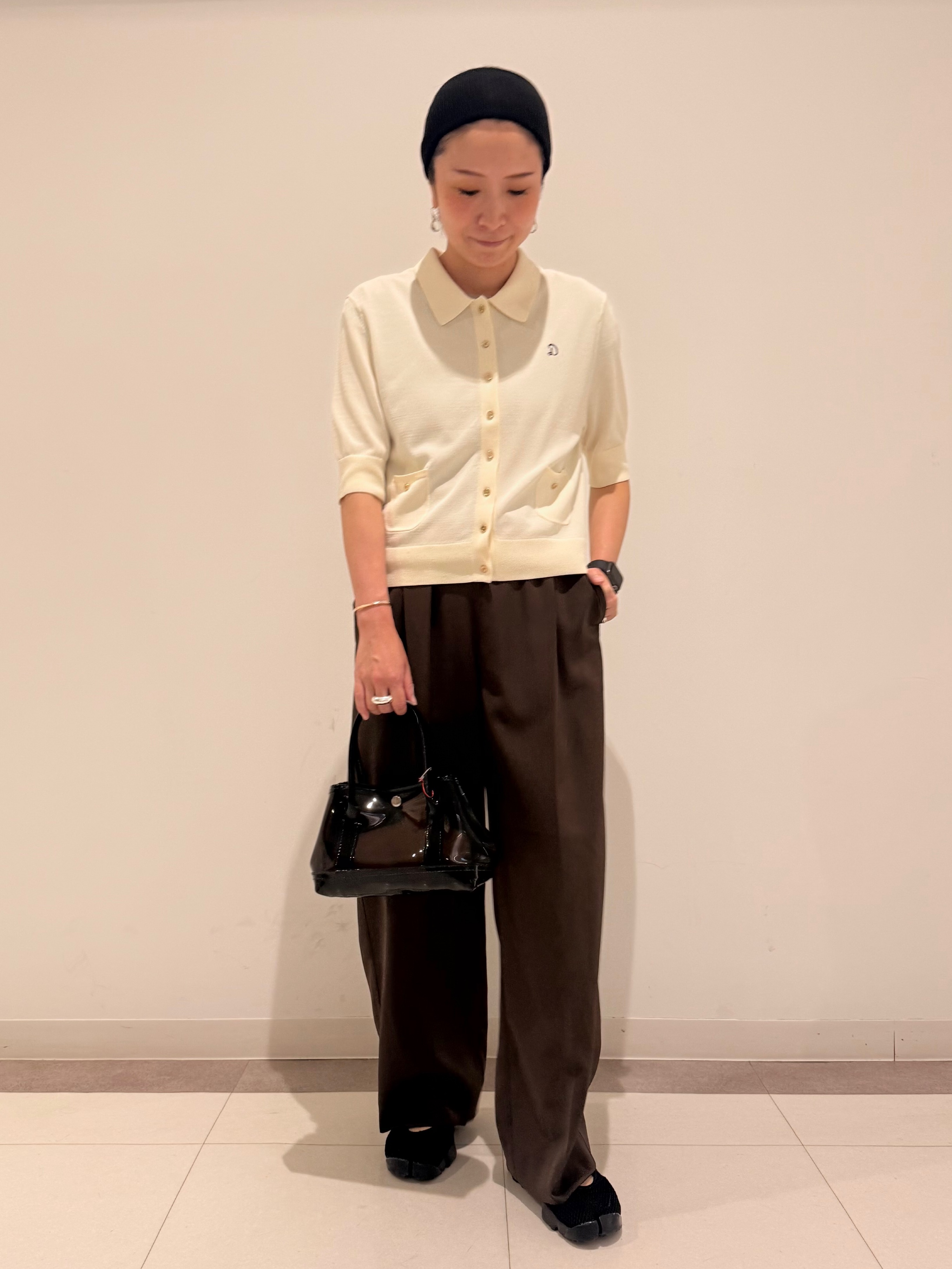 MIYAKAWAさんの「DRESSTERIOR｜UV接触冷感シアーカーディガン」を使ったコーディネート