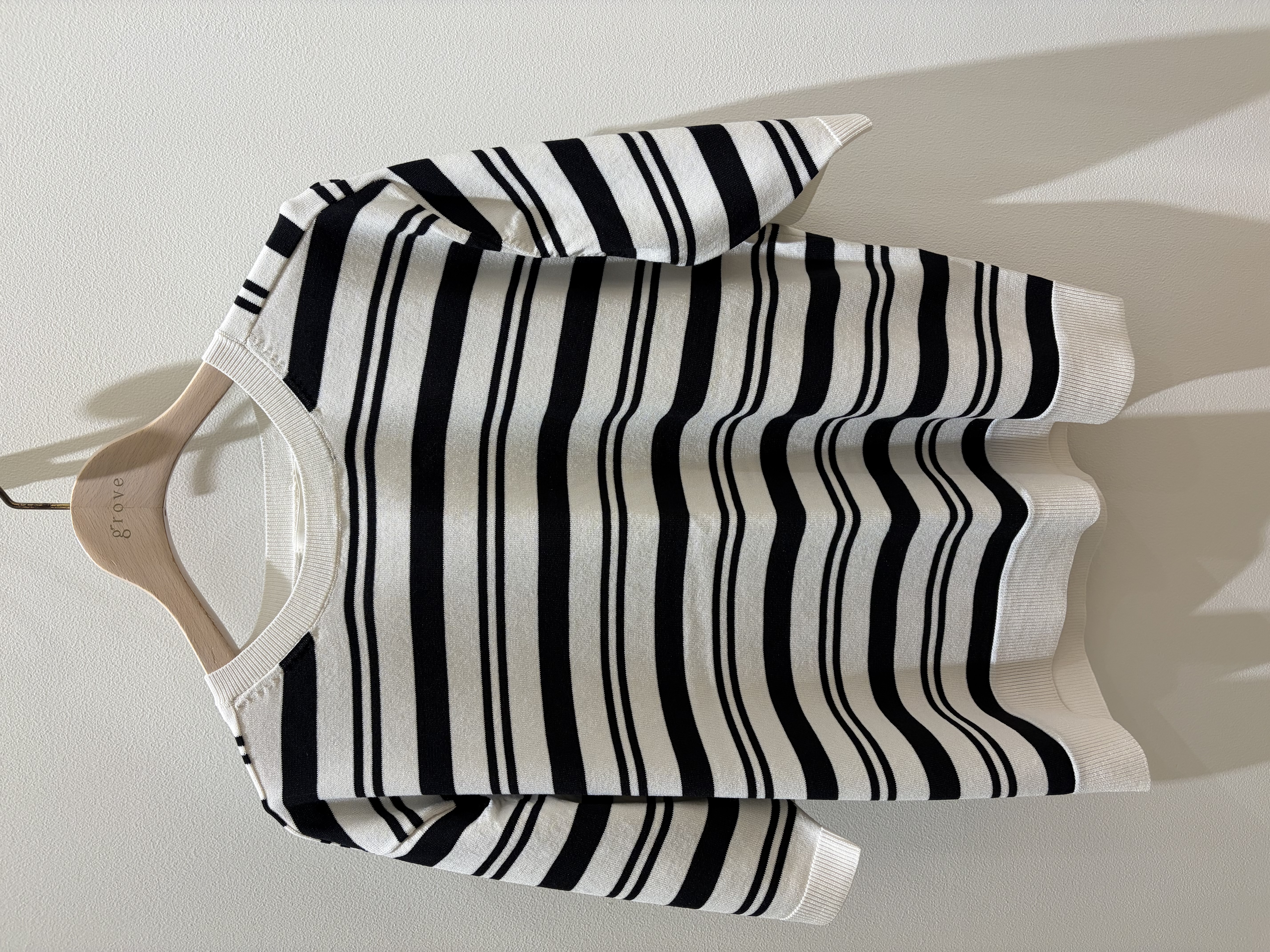 たまさんの「grove｜【ひんやり・UVカット・洗濯機◎】Tシャツ感覚で着られるコットン混ニット」を使ったコーディネート