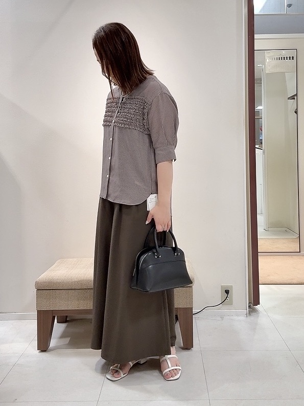 YUIさんの「UNTITLED｜【接触冷感/はっ水/セットアップ可】リラクシーガウチョパンツ」を使ったコーディネート