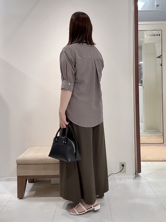YUIさんの「UNTITLED｜【接触冷感/はっ水/セットアップ可】リラクシーガウチョパンツ」を使ったコーディネート