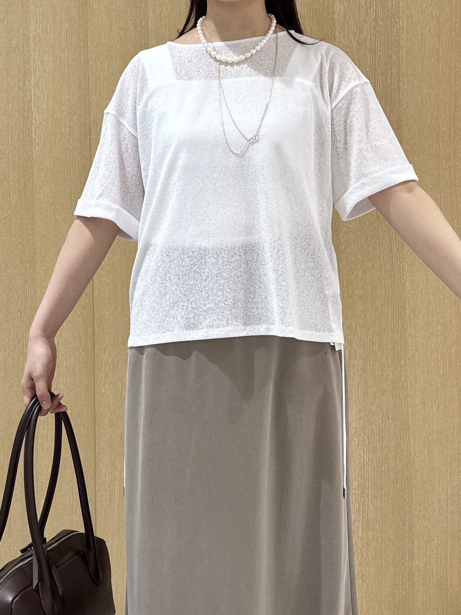 nanaさんの「UNTITLED｜ドロストプルオーバージャージ」を使ったコーディネート