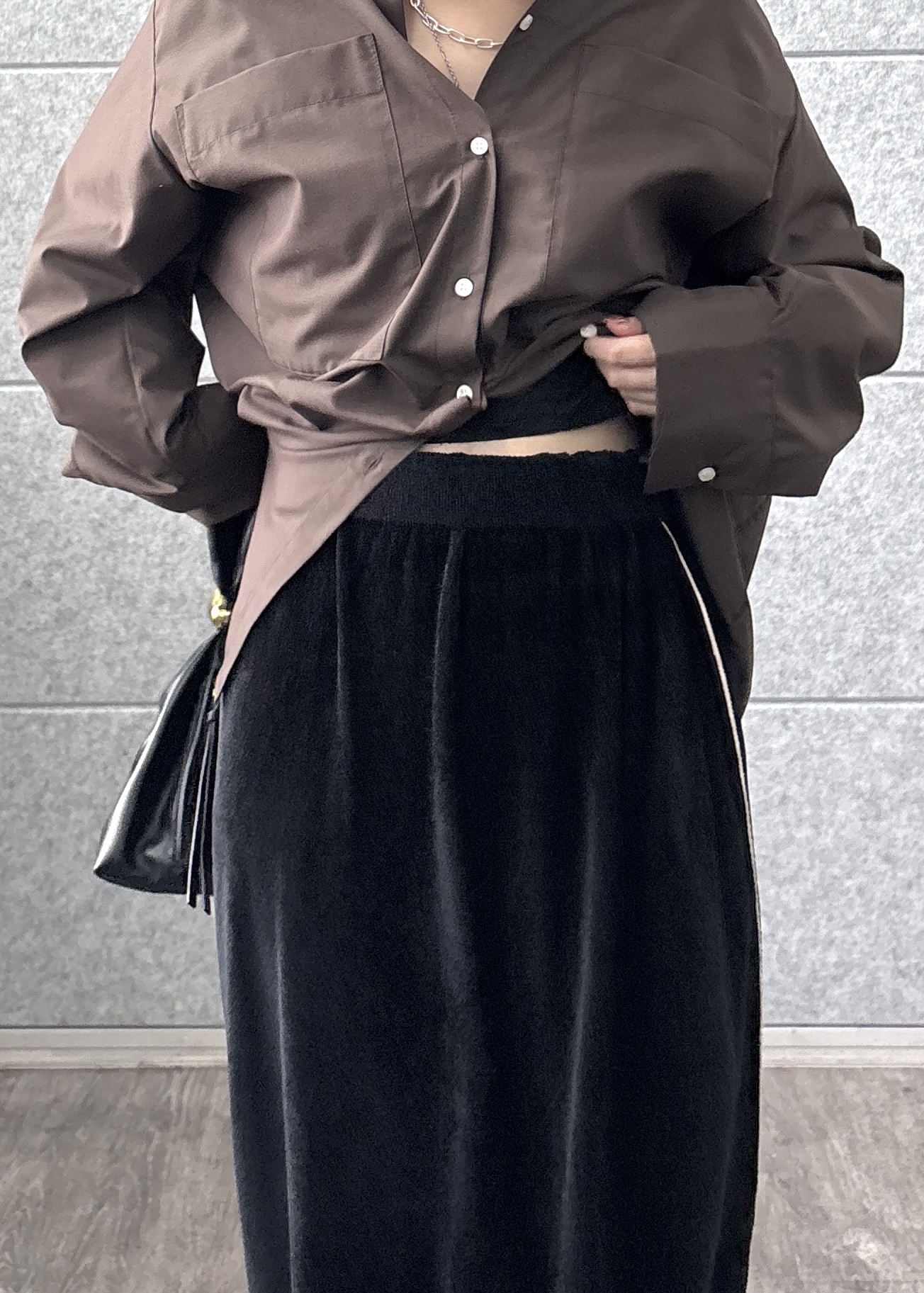 Renoさんの「INDIVI｜メタルペンダントネックレス」を使ったコーディネート