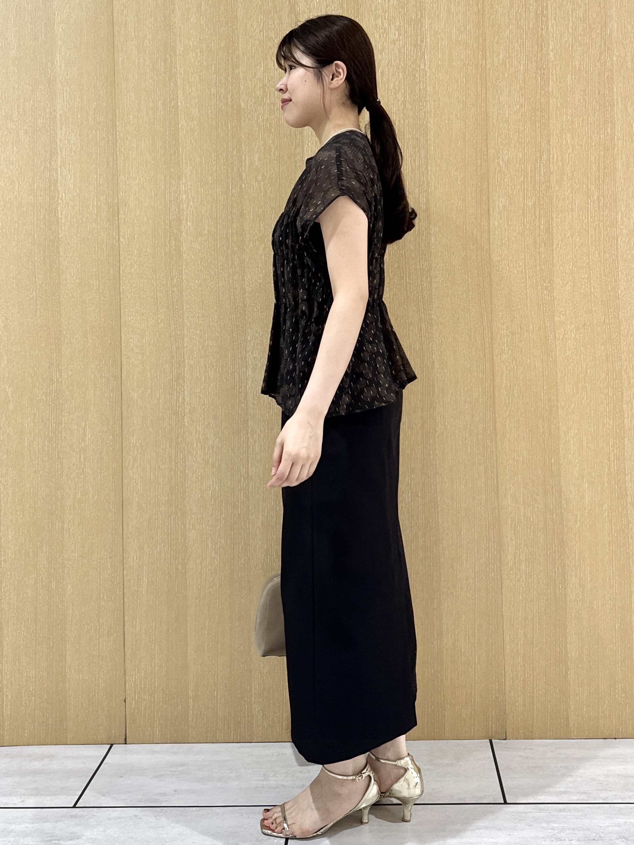 nanaさんの「UNTITLED｜ヴィンテージドットブラウス」を使ったコーディネート
