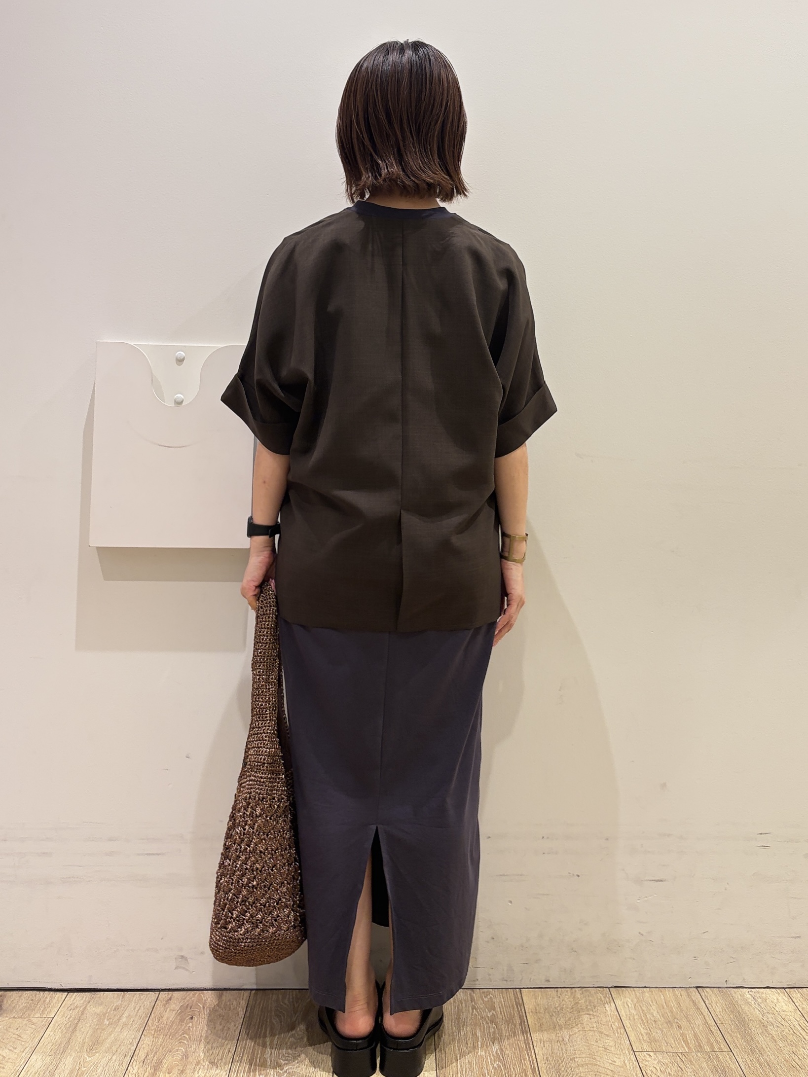 YUKOさんの「index｜ビスチェ付きワンピース【ツインセット／洗濯機OK】」を使ったコーディネート