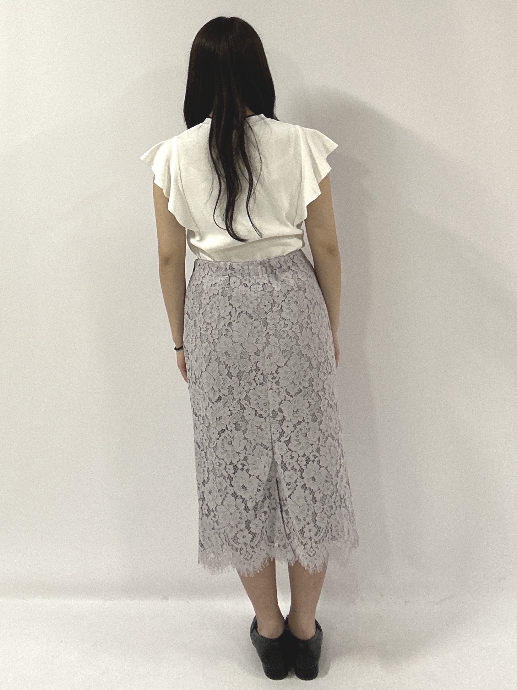 ゆきさんの「OPAQUE.CLIP｜【UVケア／接触冷感】バイカラーボウタイフリルトップス《洗濯機OK》」を使ったコーディネート