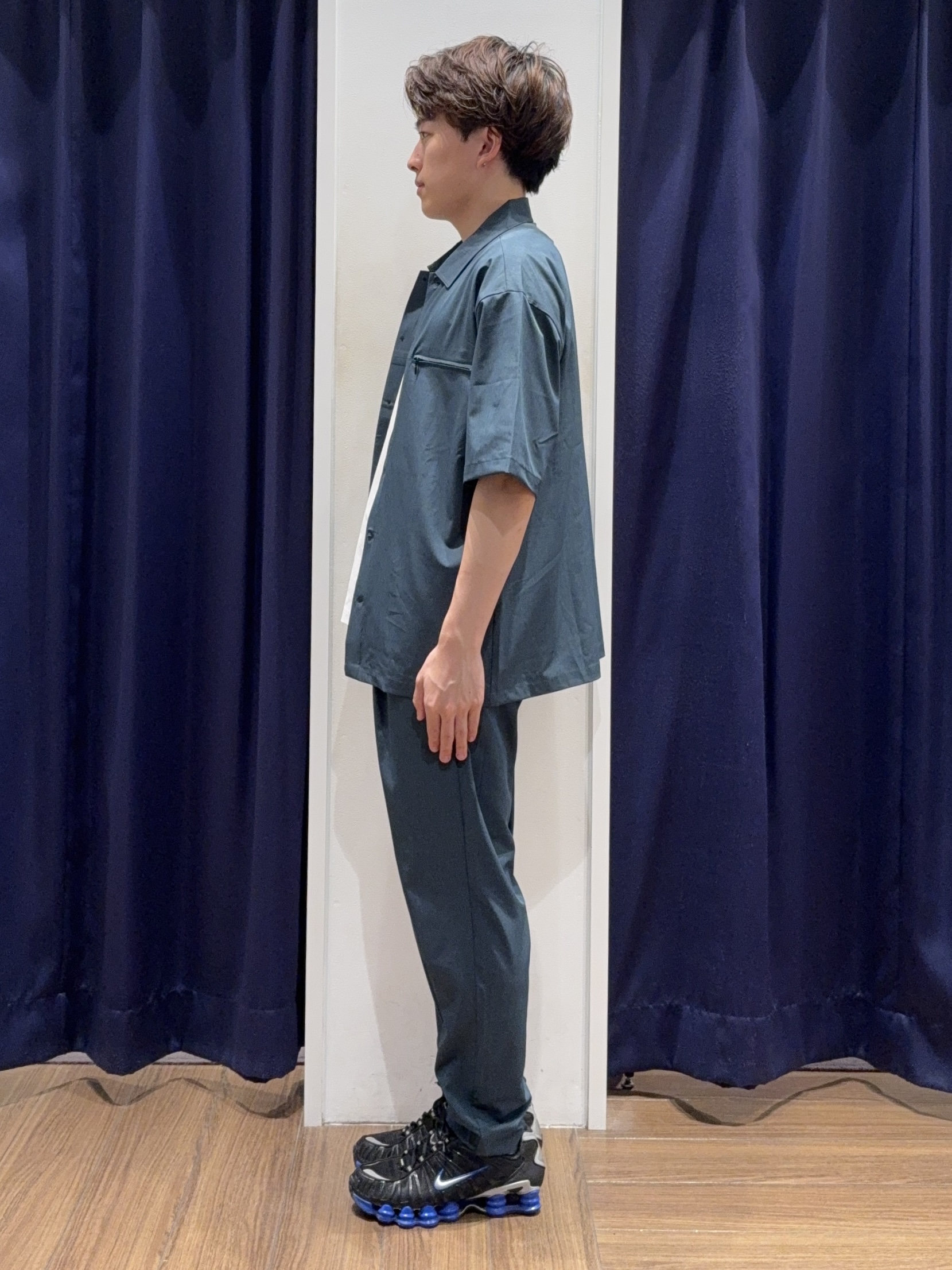 カシマさんの「THE SHOP TK｜【吸水速乾／接触冷感／防シワ／マシンウォッシャブル】ハイドロクール 半袖シャツ」を使ったコーディネート