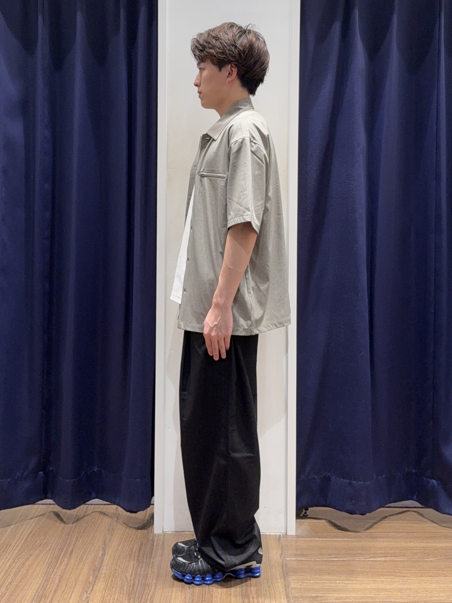 カシマさんの「THE SHOP TK｜【吸水速乾／接触冷感／防シワ／マシンウォッシャブル】ハイドロクール 半袖シャツ」を使ったコーディネート