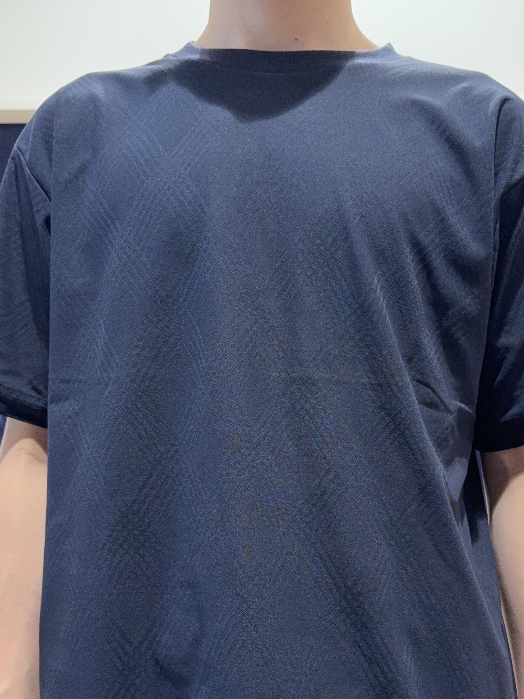 カシマさんの「THE SHOP TK｜【接触冷感／吸水速乾／UVカット】パーフェクテック リンクス柄 半袖Tシャツ」を使ったコーディネート