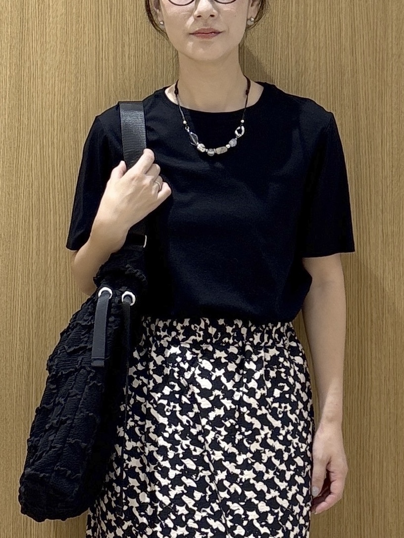 たけねぇさんの「OPAQUE.CLIP｜ベーシックTシャツ／オーガニックコットン混【洗濯機OK】」を使ったコーディネート