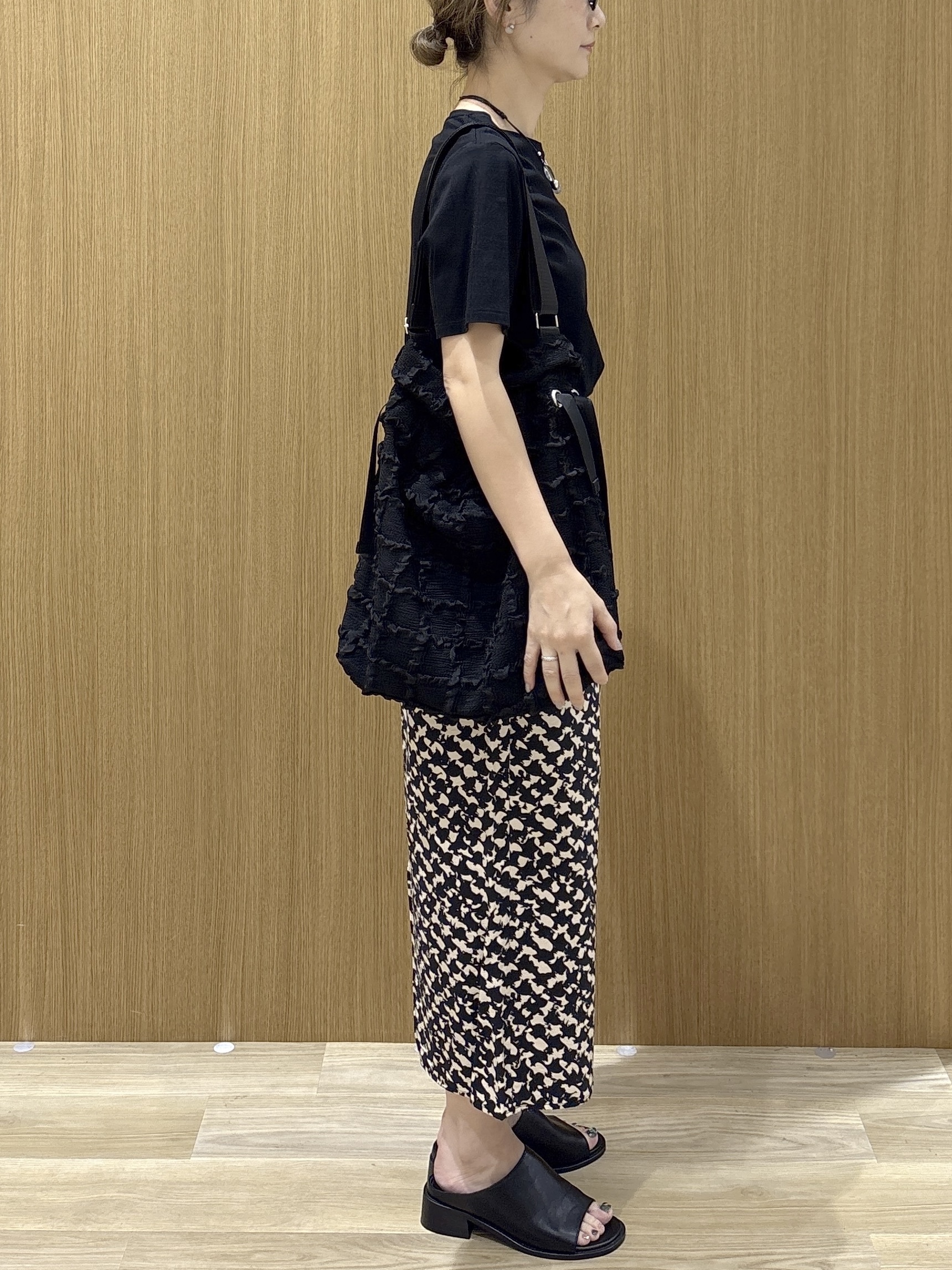 たけねぇさんの「OPAQUE.CLIP｜ベーシックTシャツ／オーガニックコットン混【洗濯機OK】」を使ったコーディネート