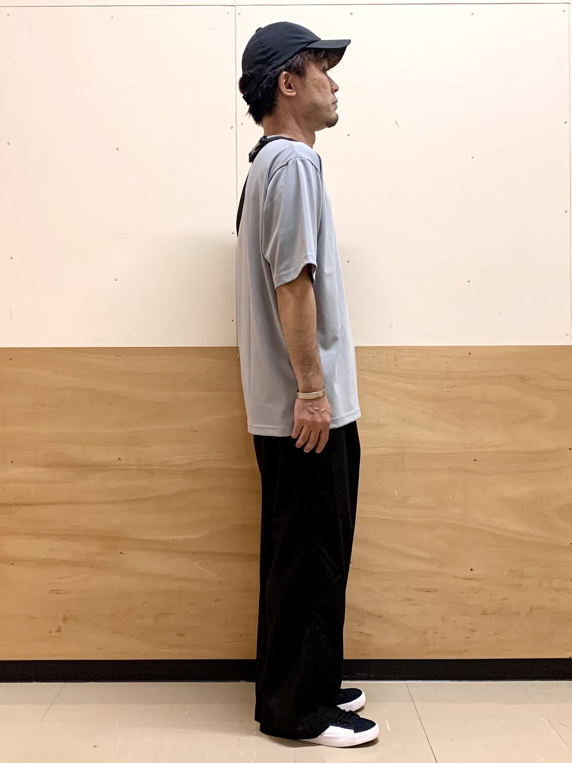 MATUさんの「THE SHOP TK｜ワンポイント刺繍 半袖Tシャツ 洗濯機OK」を使ったコーディネート
