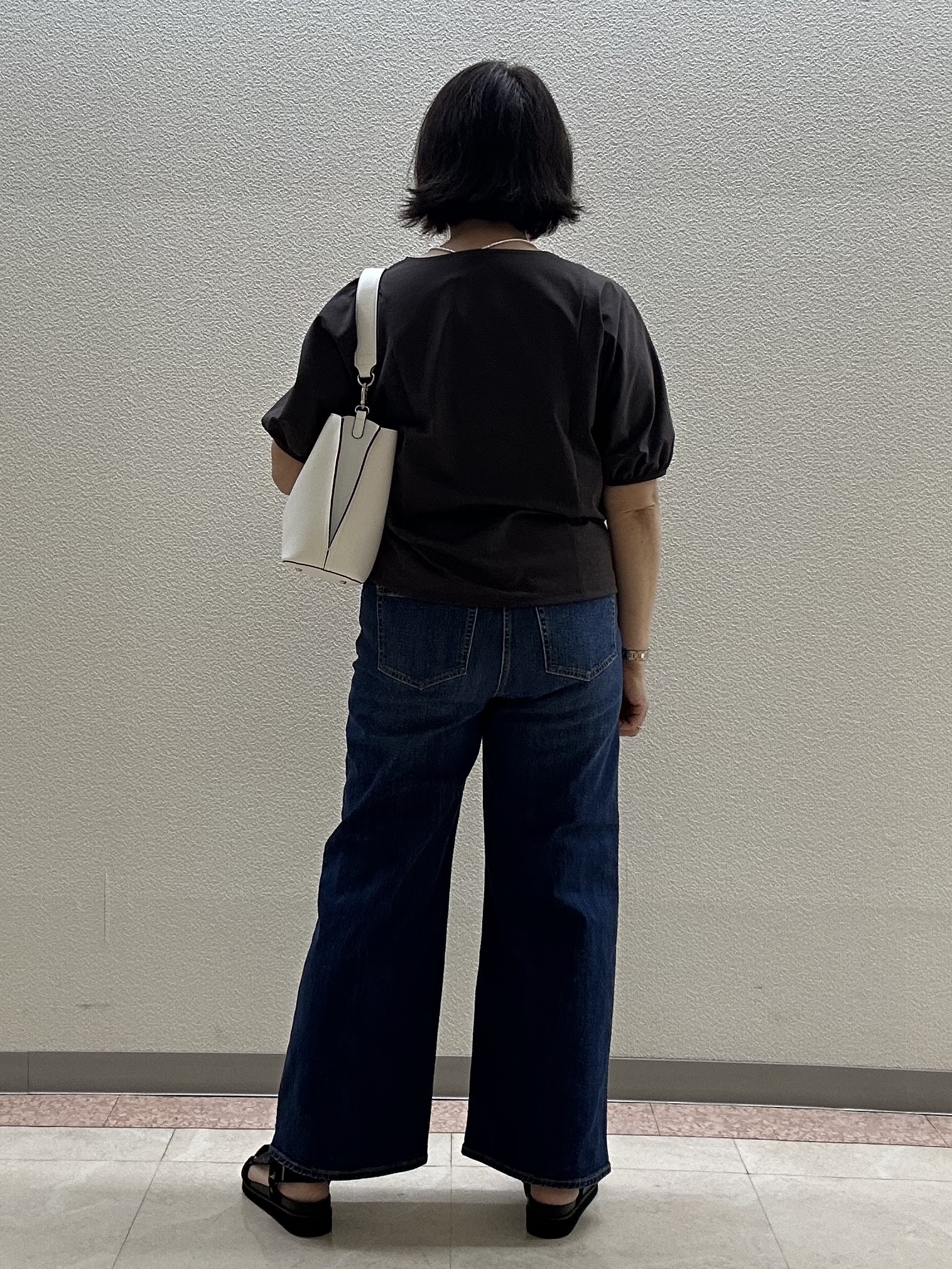 chinatsuさんの「Reflect｜【UVカット／接触冷感／吸水速乾】ギャザースリーブカットソー」を使ったコーディネート