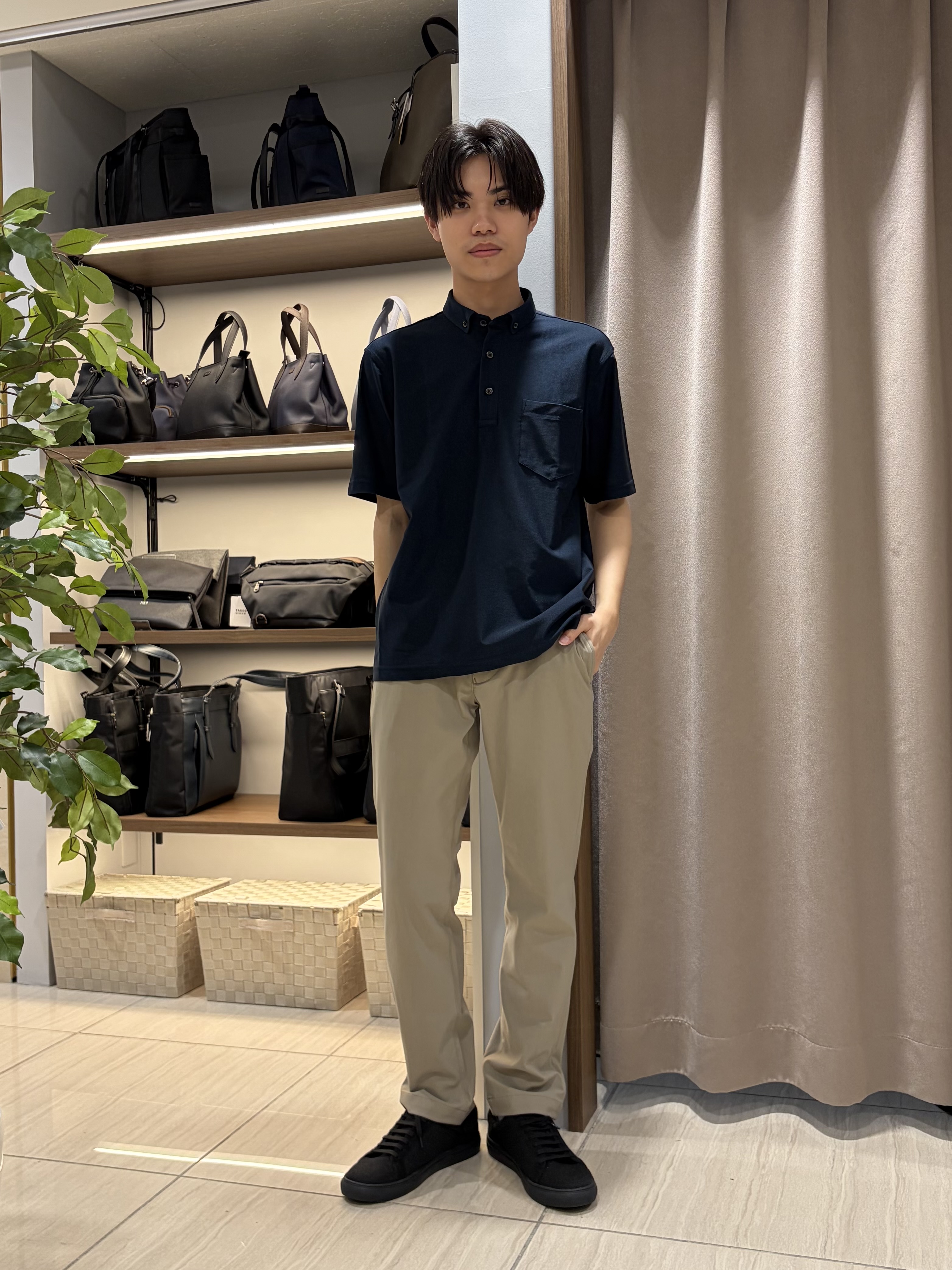 hiroさんの「TAKEO KIKUCHI｜【通気性】ジャージ千鳥柄 ジャケット」を使ったコーディネート