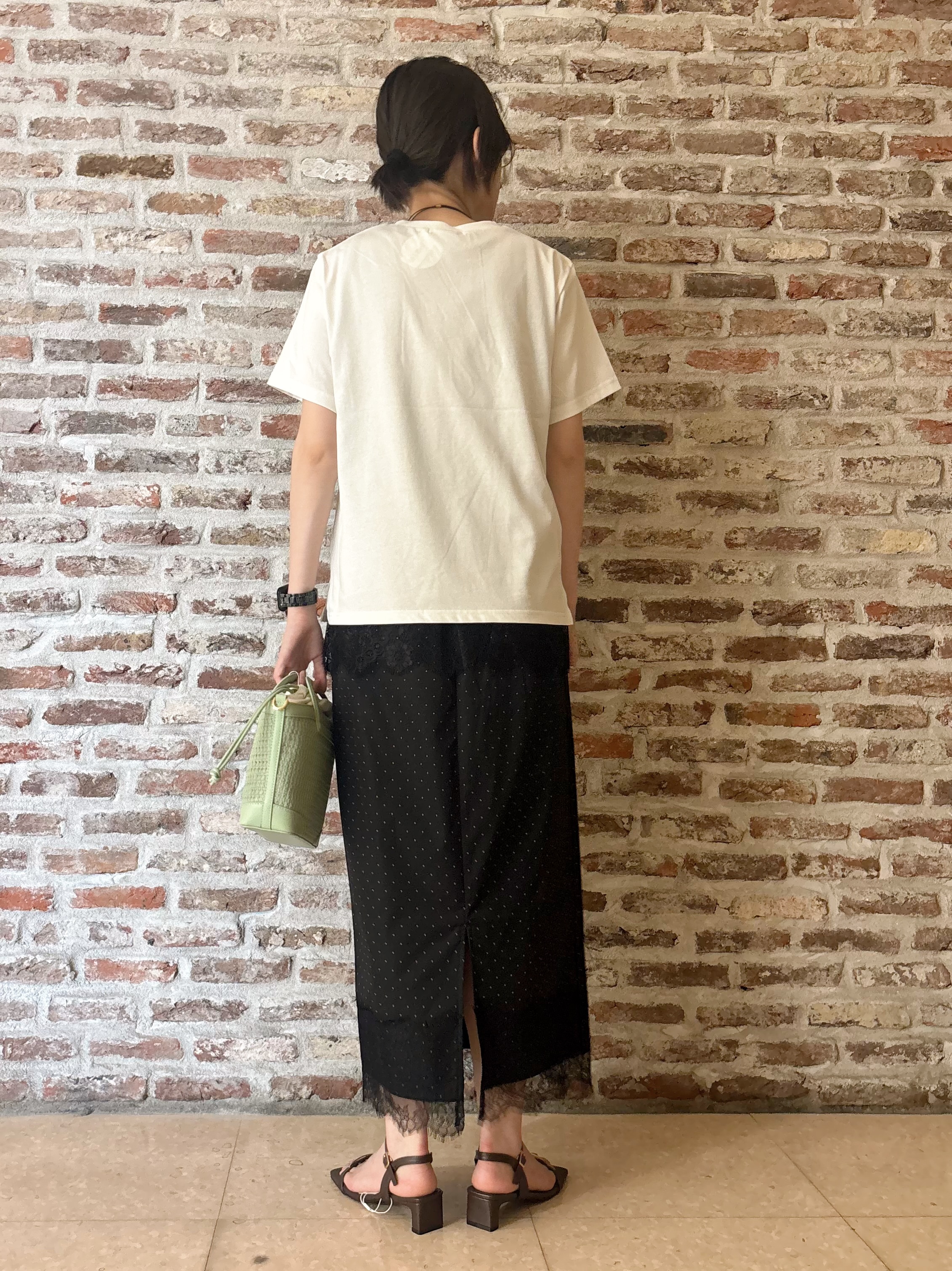 しばさんの「THE SHOP TK｜【ひんやり/吸水速乾】プリントアソートTシャツ」を使ったコーディネート