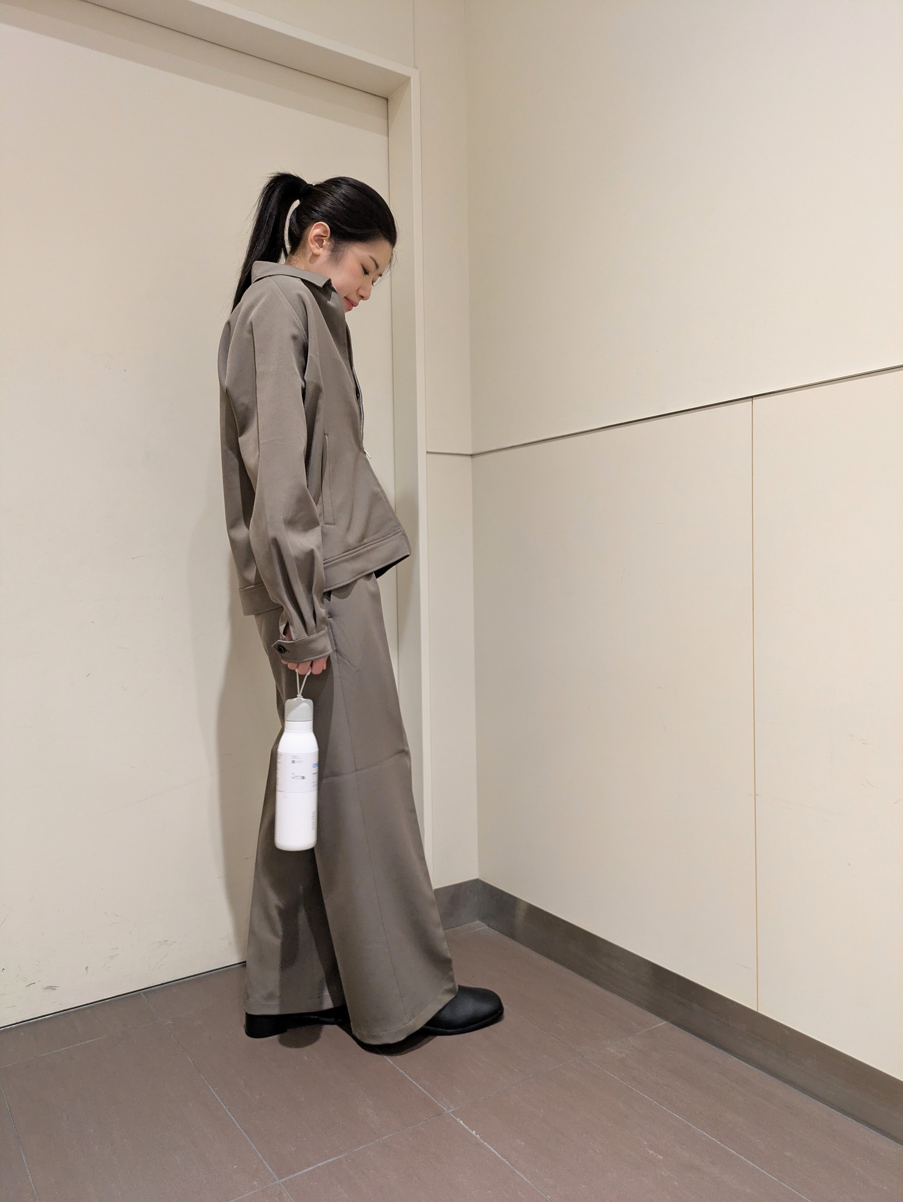 Chiichanさんの「tk.TAKEO KIKUCHI｜【防シワ／ストレッチ/セット対応可】smart shift series ジップブルゾン」を使ったコーディネート