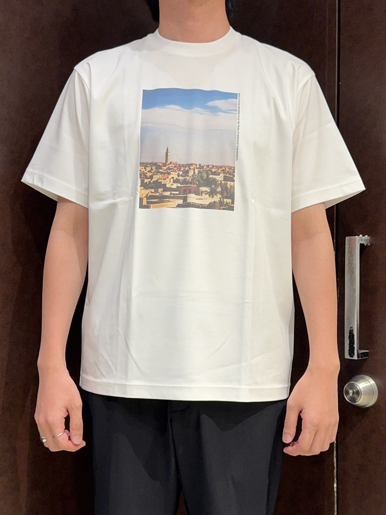 shuheiさんの「TAKEO KIKUCHI｜【日本製】DotAir（R）サッカー7分袖シャツ」を使ったコーディネート