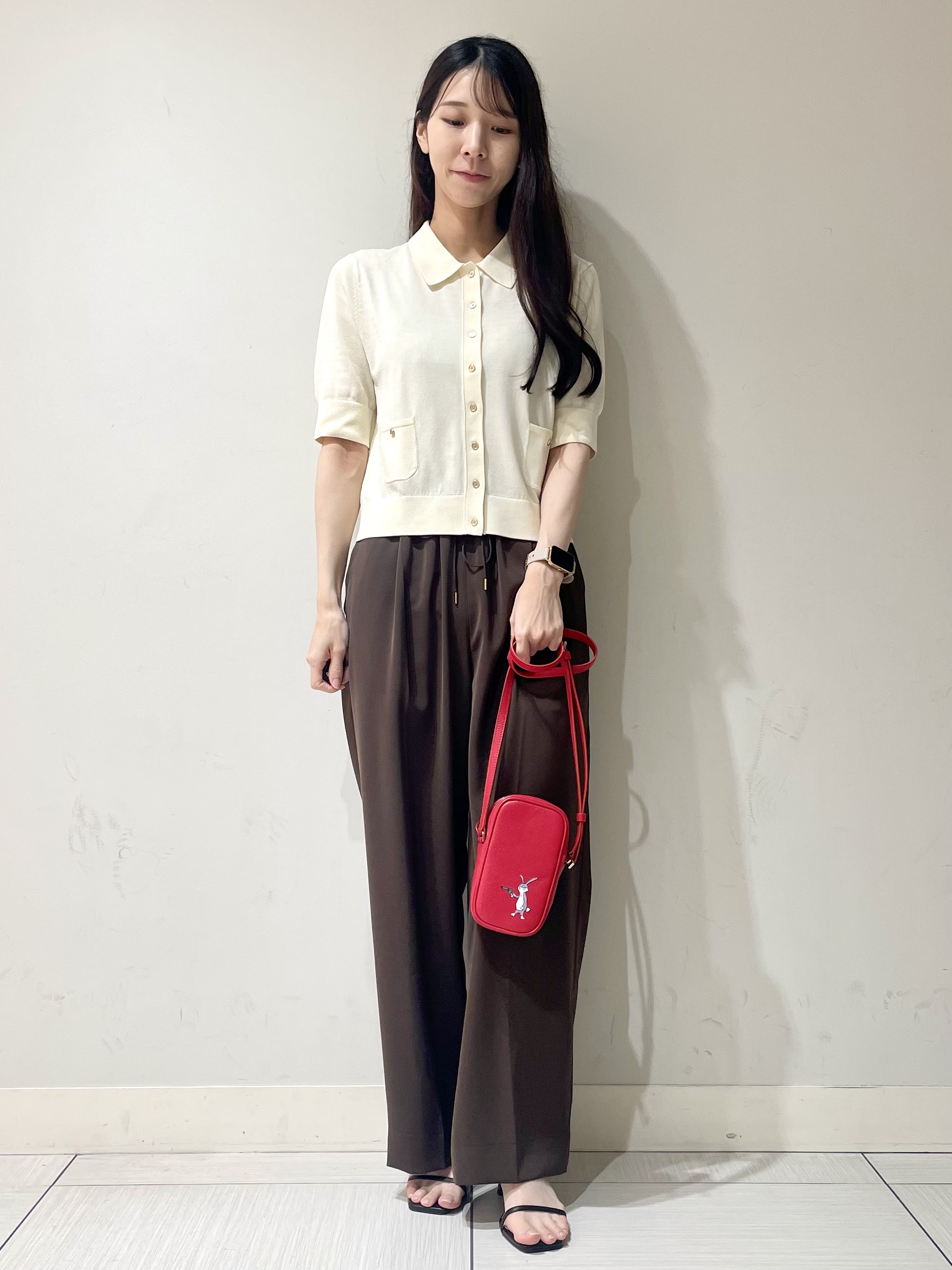 ことさんの「DRESSTERIOR｜UV接触冷感シアーカーディガン」を使ったコーディネート