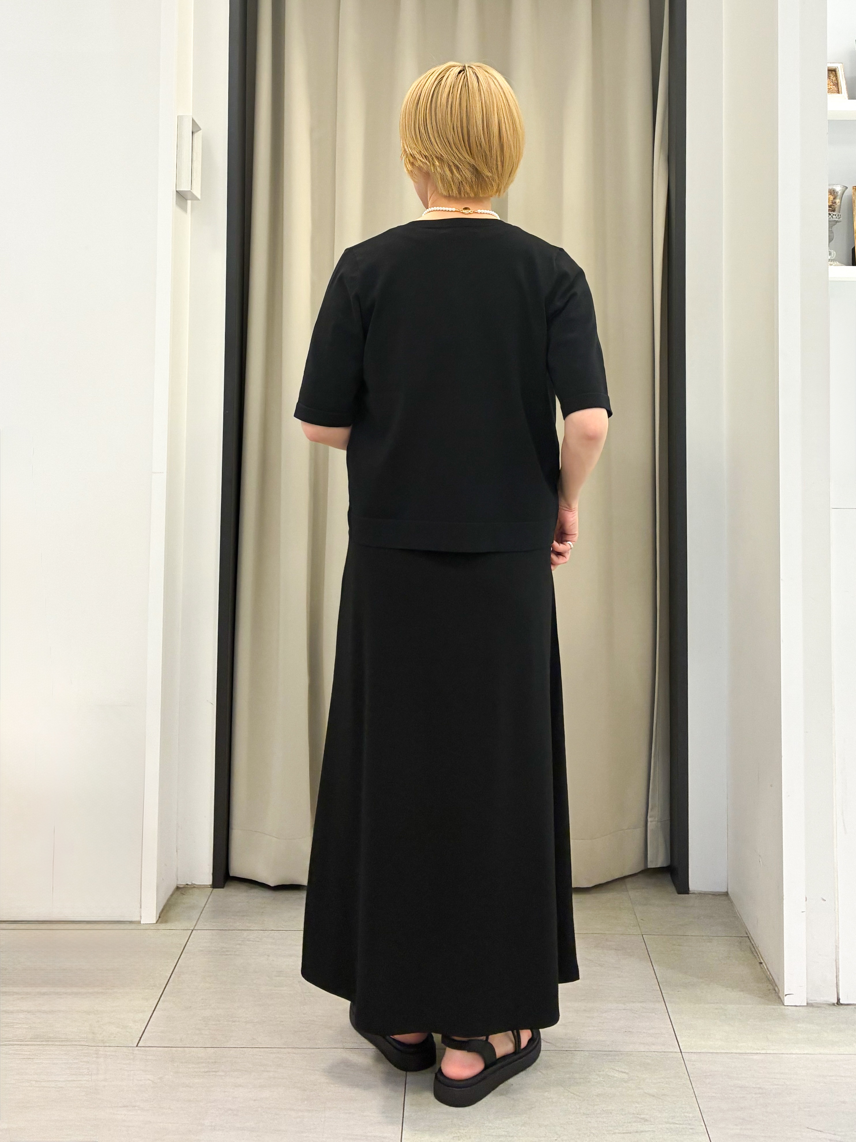 eguchiさんの「grove｜【吸水速乾・UVカット・接触冷感・マシンウォッシャブル】ベーシックMIXロゴプリントT」を使ったコーディネート