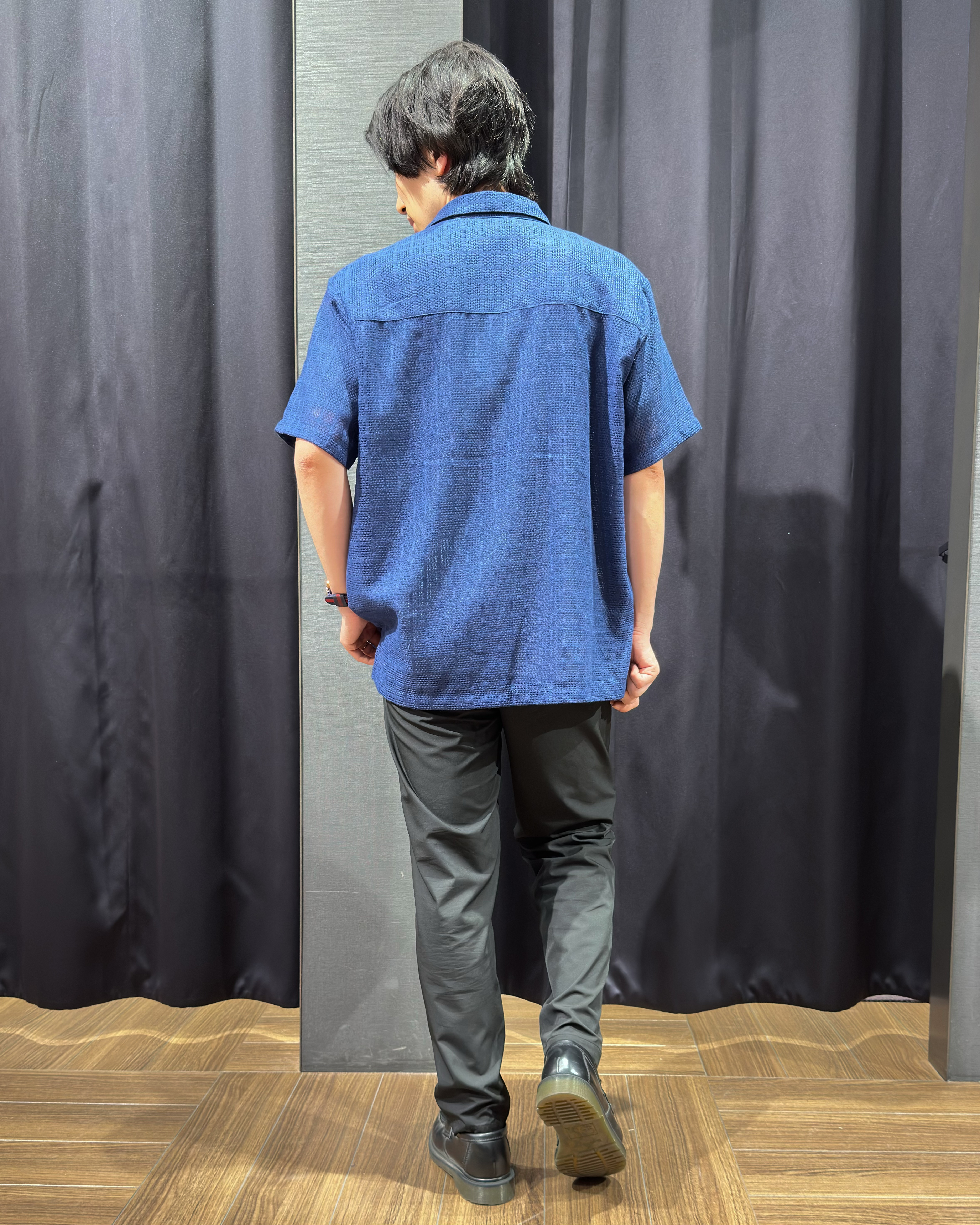 tomoyaさんの「THE SHOP TK｜【洗濯機OK】格子柄メッシュ半袖シャツ」を使ったコーディネート