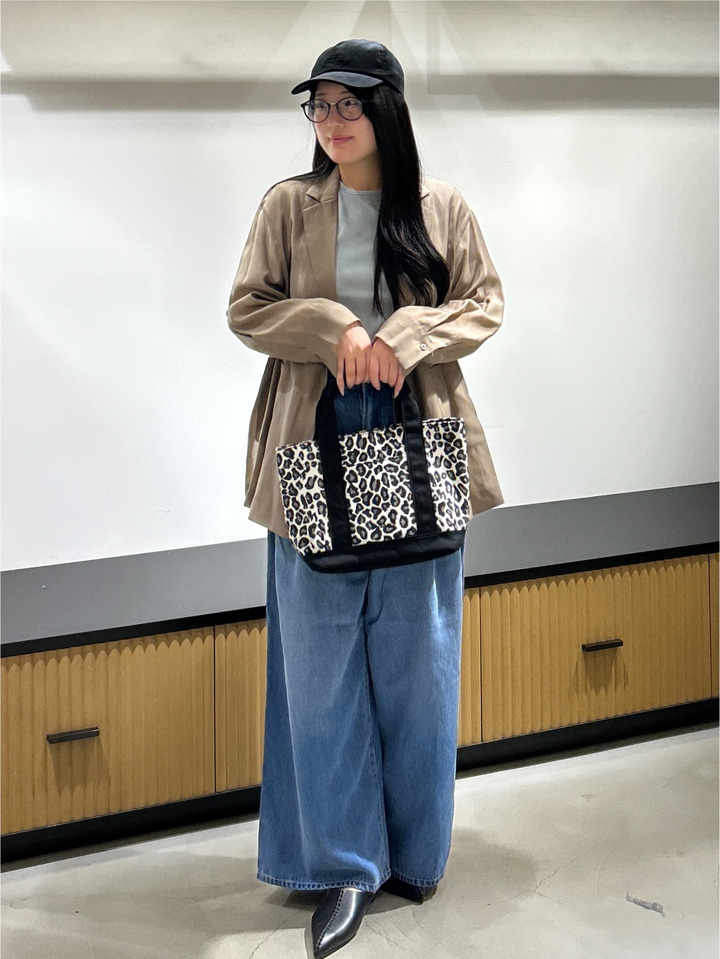 sayaさんの「OPAQUE.CLIP｜シアーテーラードジャケット【2WAY／洗濯機OK】」を使ったコーディネート