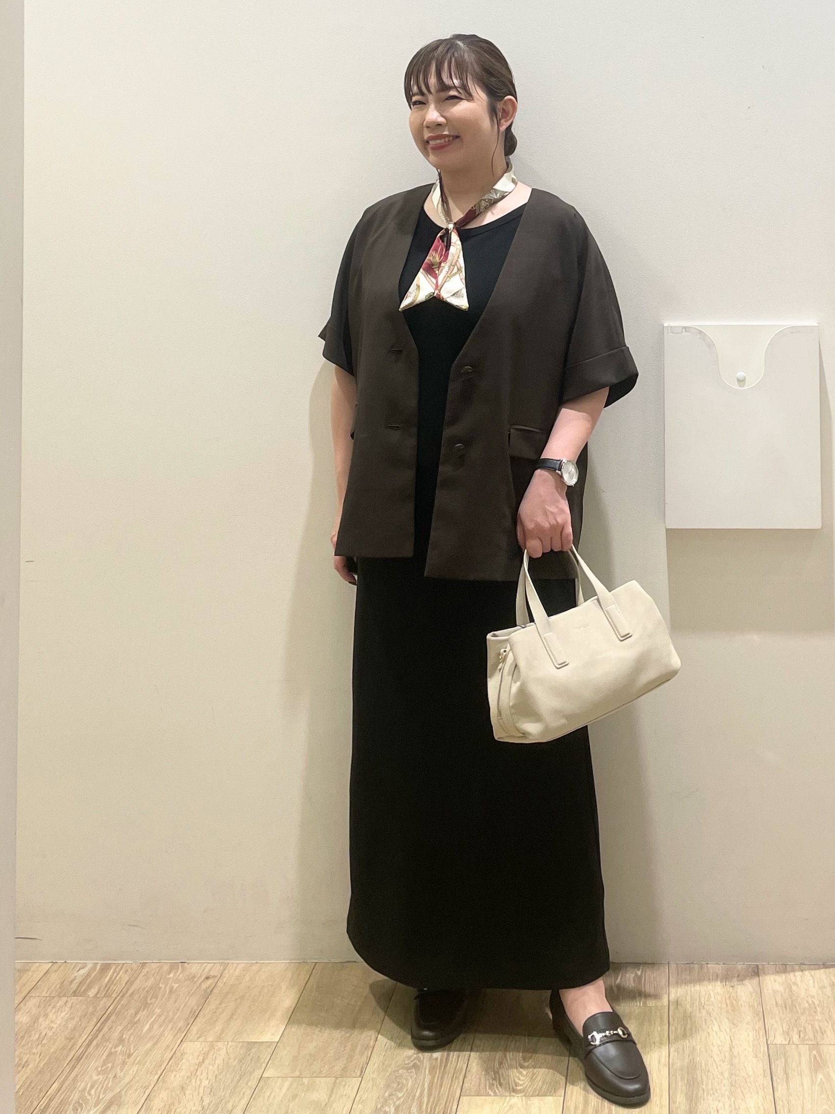 Keiさんの「index｜【接触冷感／吸水速乾／通気性】リネンライクジャケット《防シワ／洗濯機OK》」を使ったコーディネート