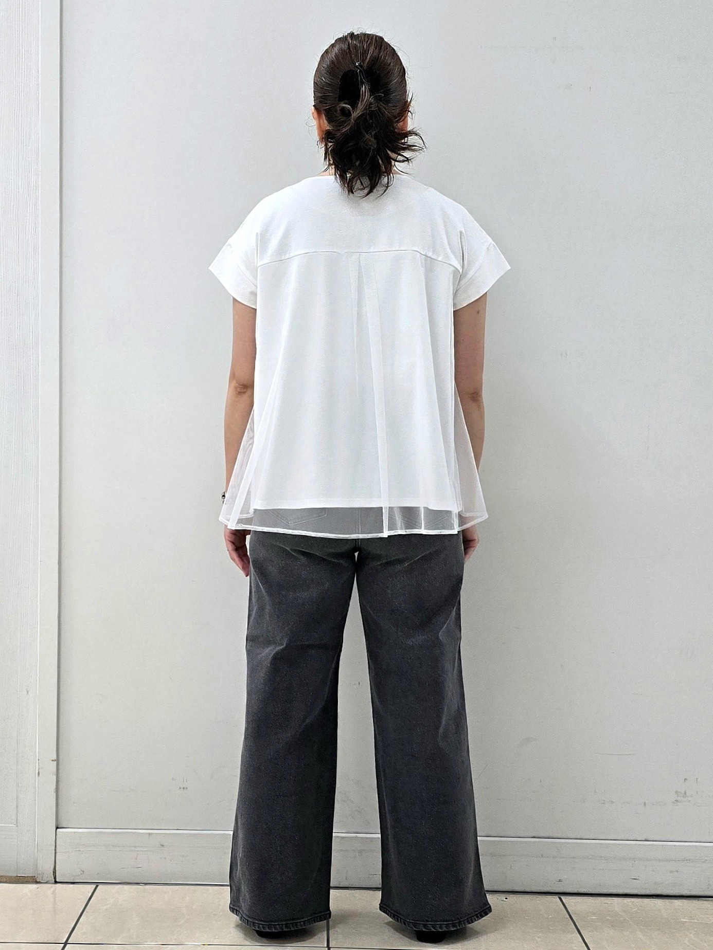 fkeさんの「Reflect｜チュール&times;ジャージチュニックトップス」を使ったコーディネート