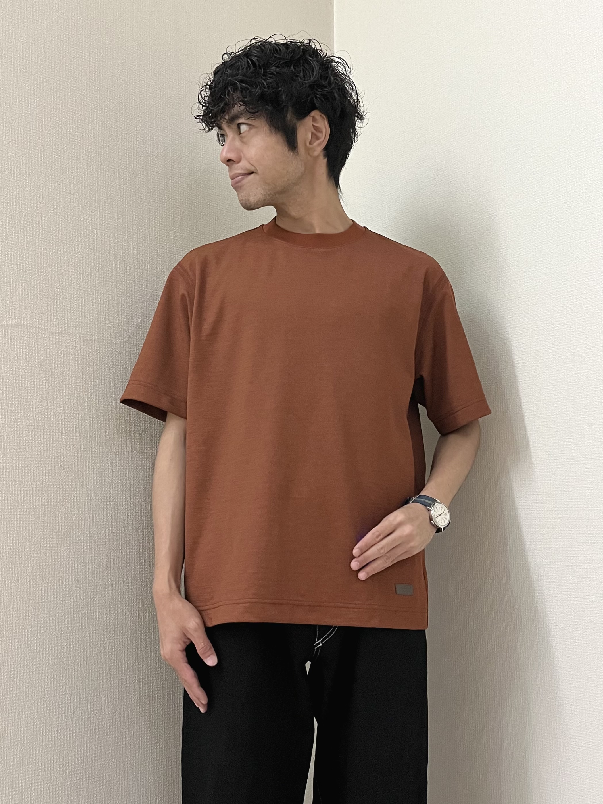 URAさんの「TAKEO KIKUCHI｜リネン ライク ポンチ プルオーバー」を使ったコーディネート